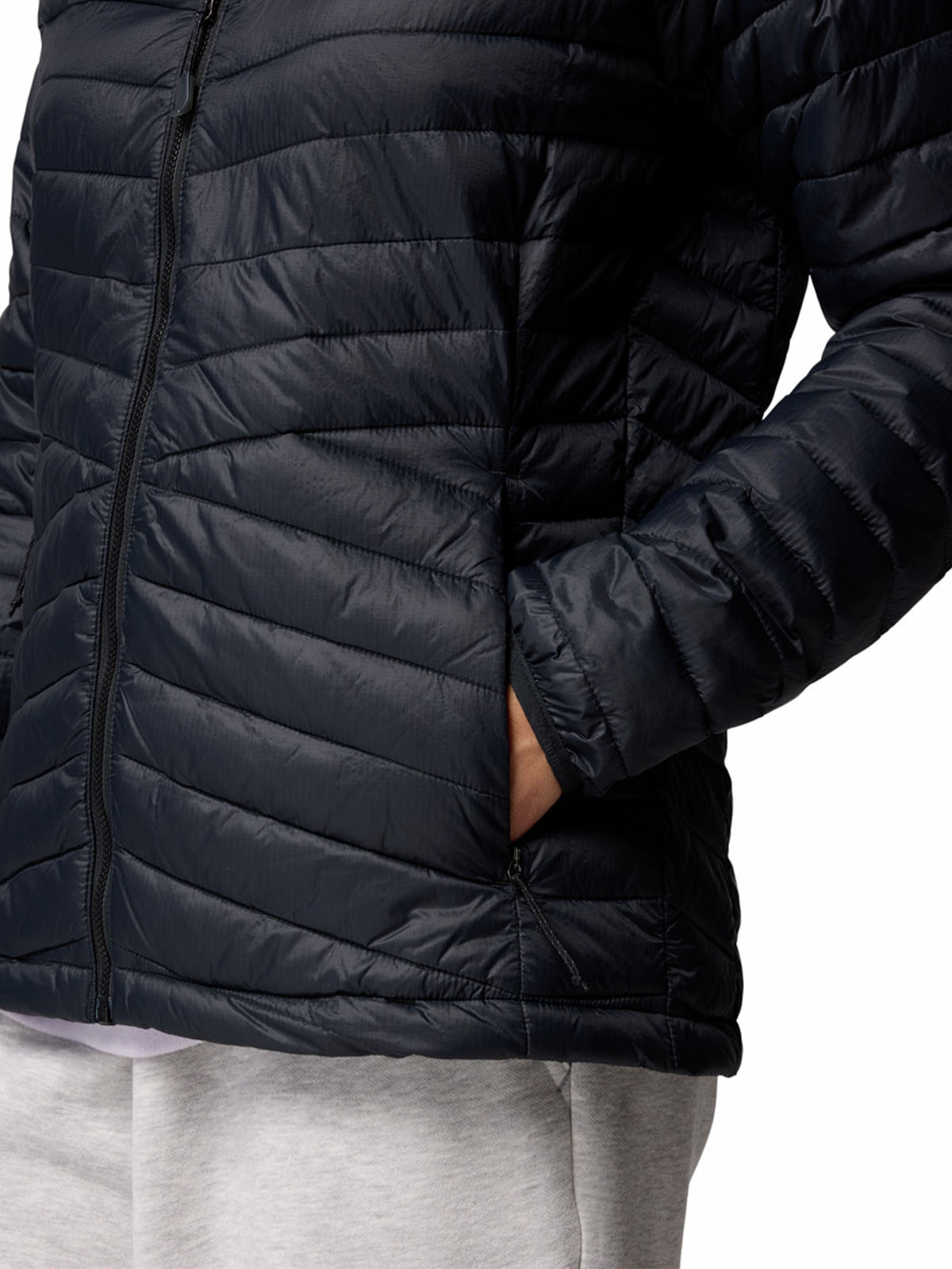 Parka Mujer Powder Pass  Negro Columbia