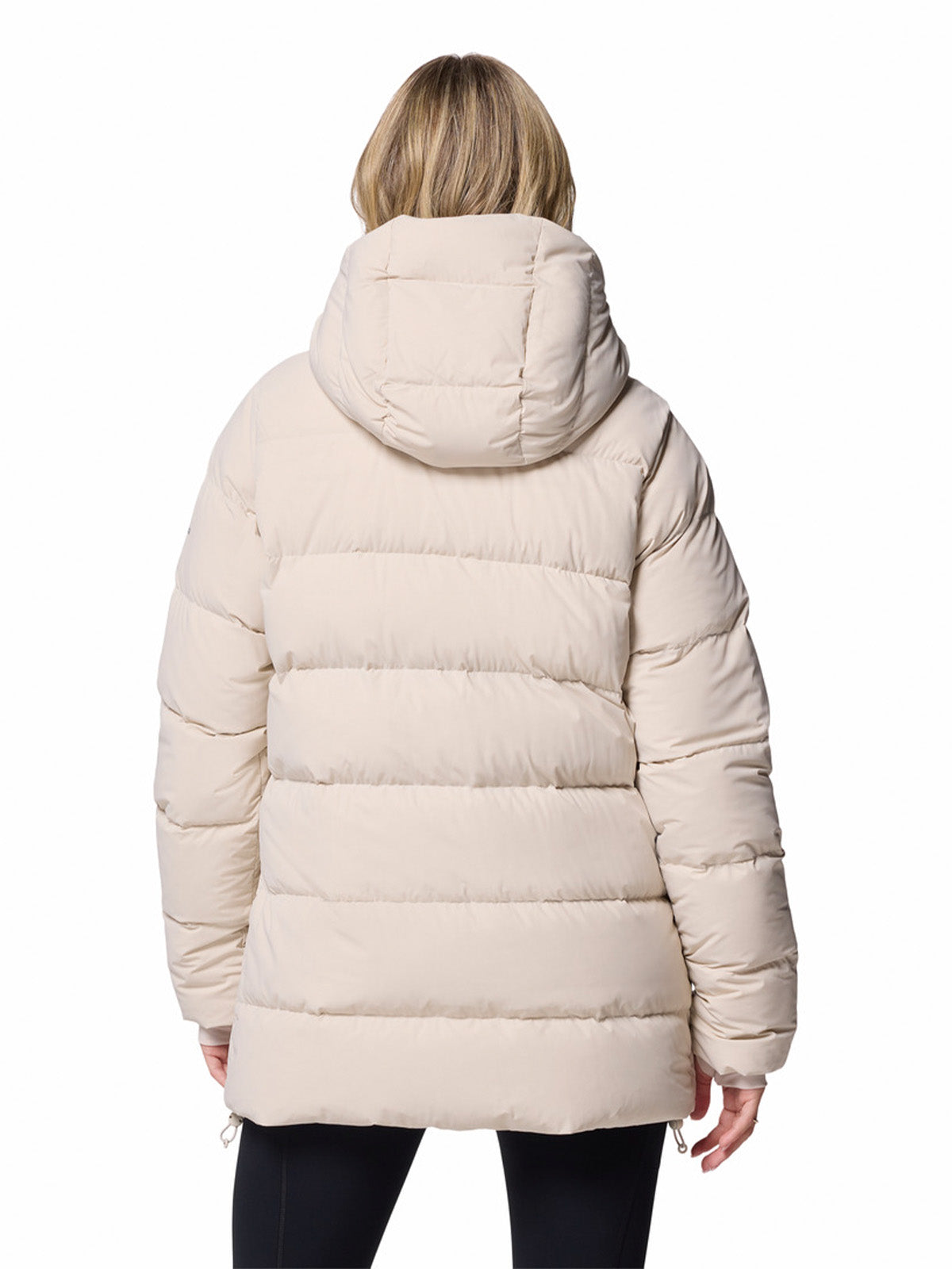 Parka Mujer Amaze Puff Mid Hood Gris Columbia