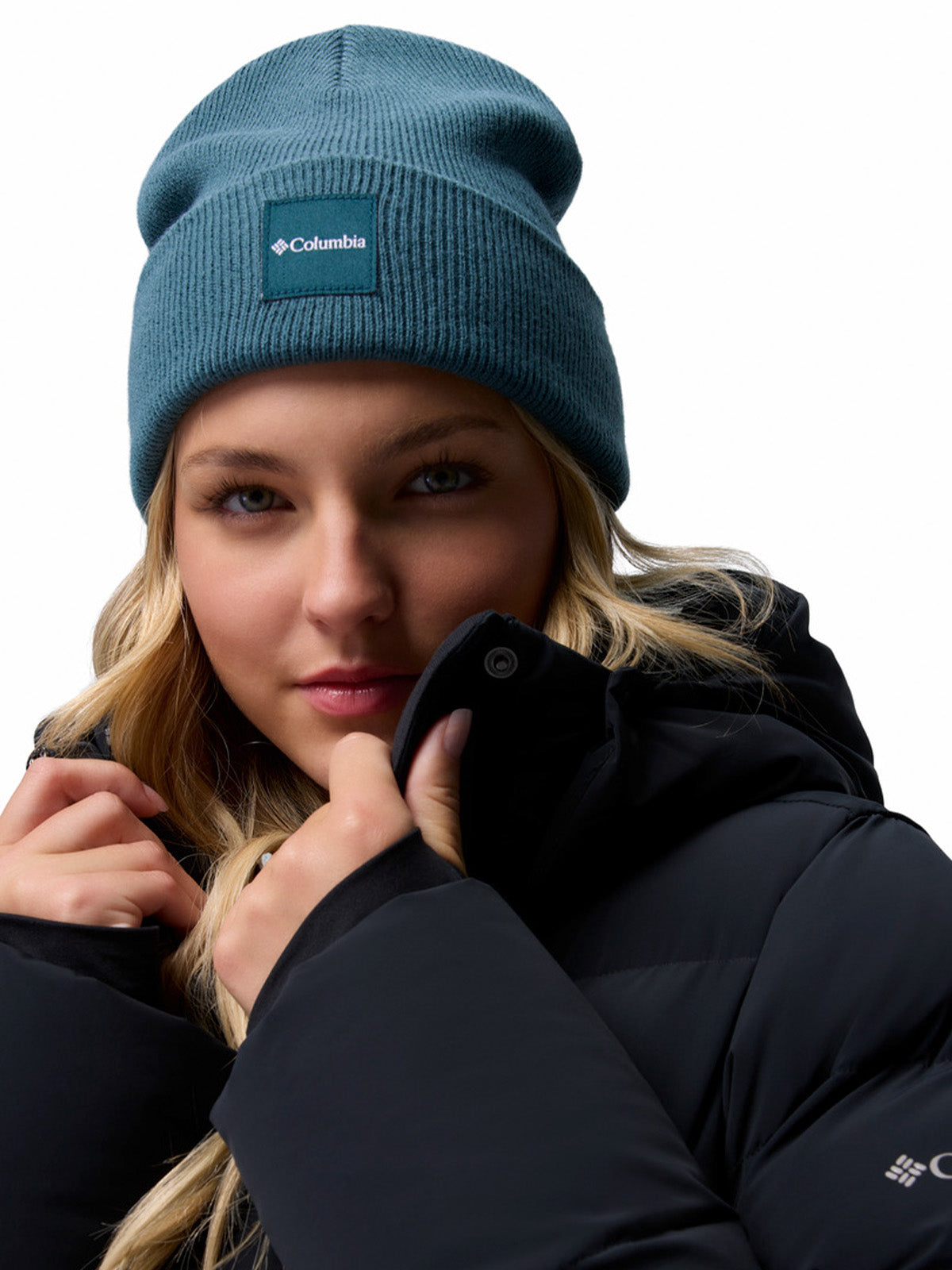 Parka Mujer Amaze Puff Mid Hood Negro Columbia
