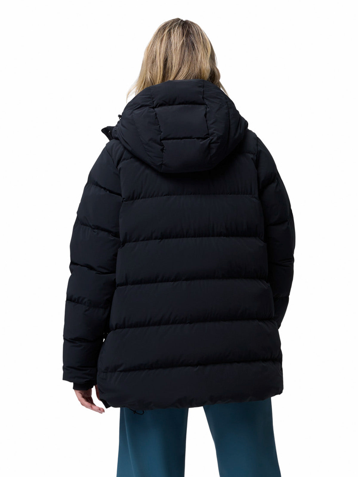 Parka Mujer Amaze Puff Mid Hood Negro Columbia