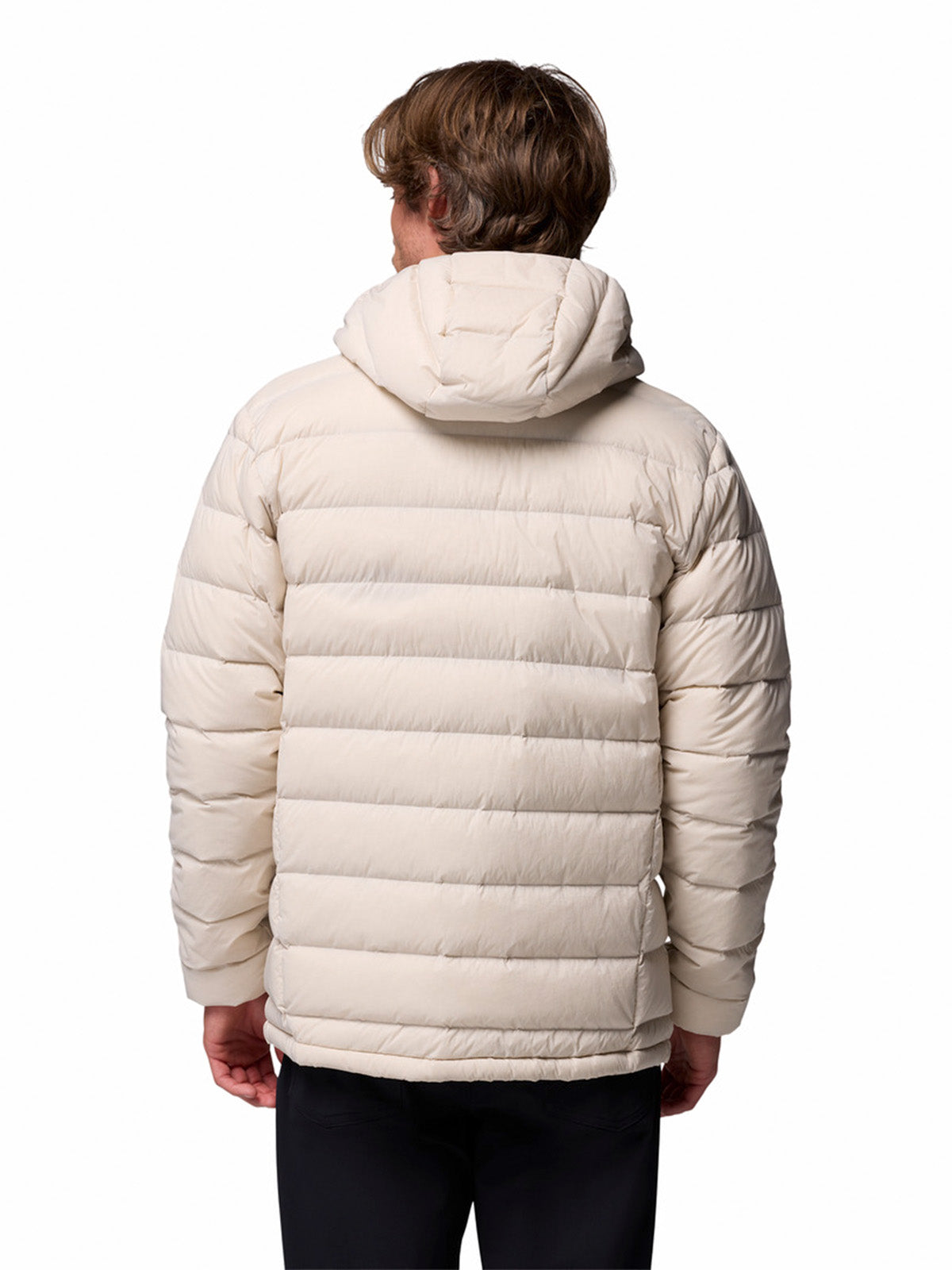 Parka Hombre Drift Peak Stretch Down Hooded Gris Columbia