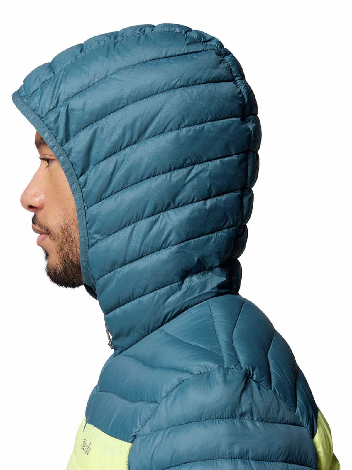 Parka Hombre Powder Pass Hooded Celeste Columbia