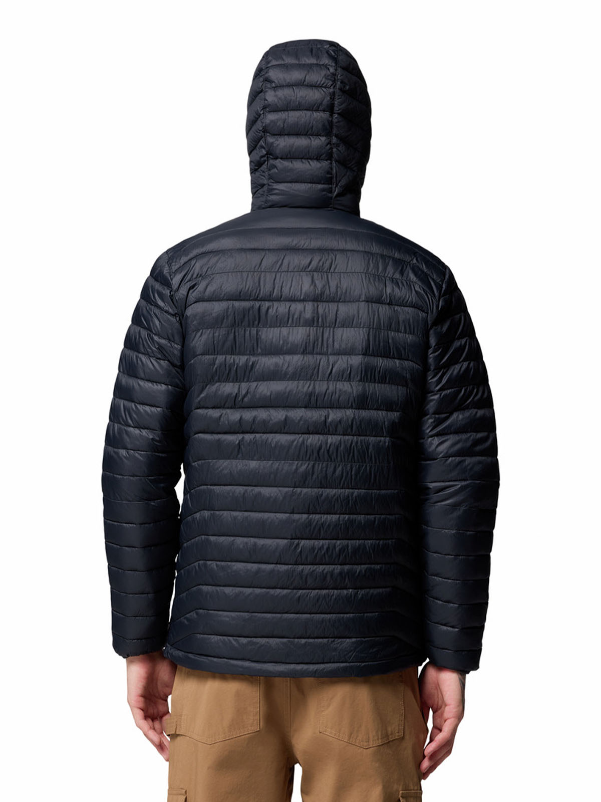 Parka Hombre Powder Pass Hooded Negro Columbia