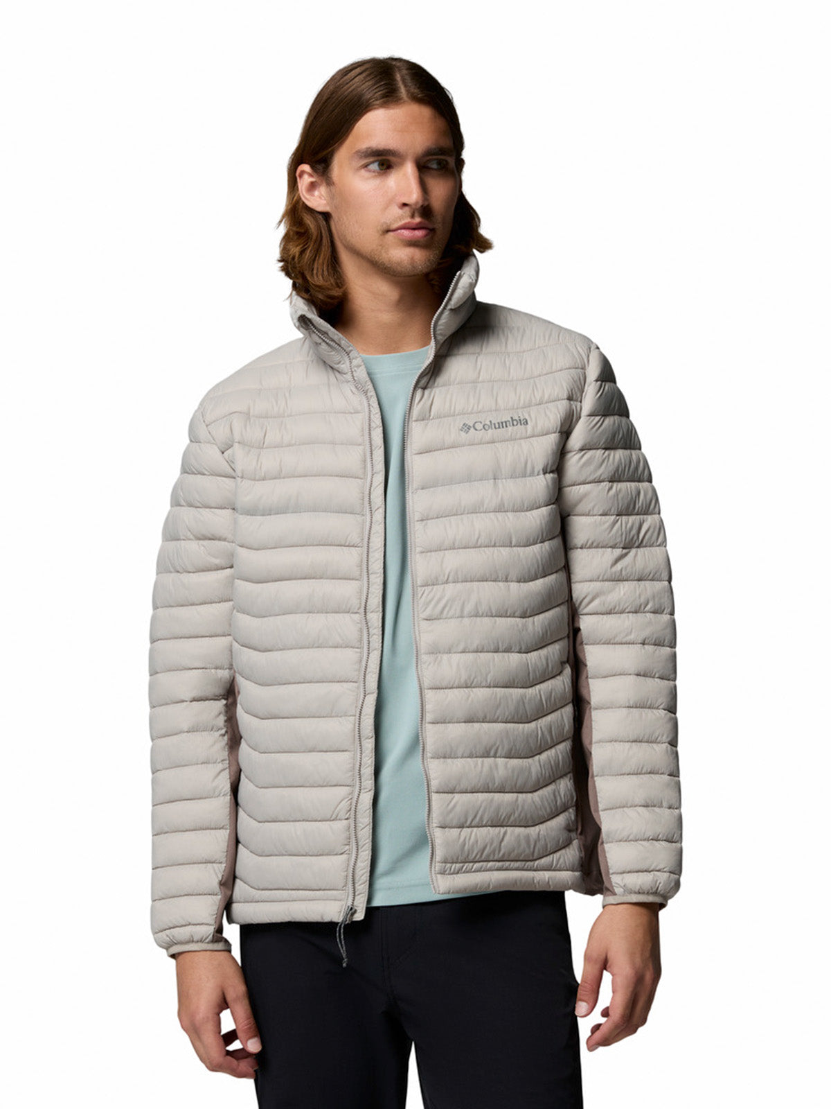 Parka Hombre Powder Pass Hybrid Gris Columbia