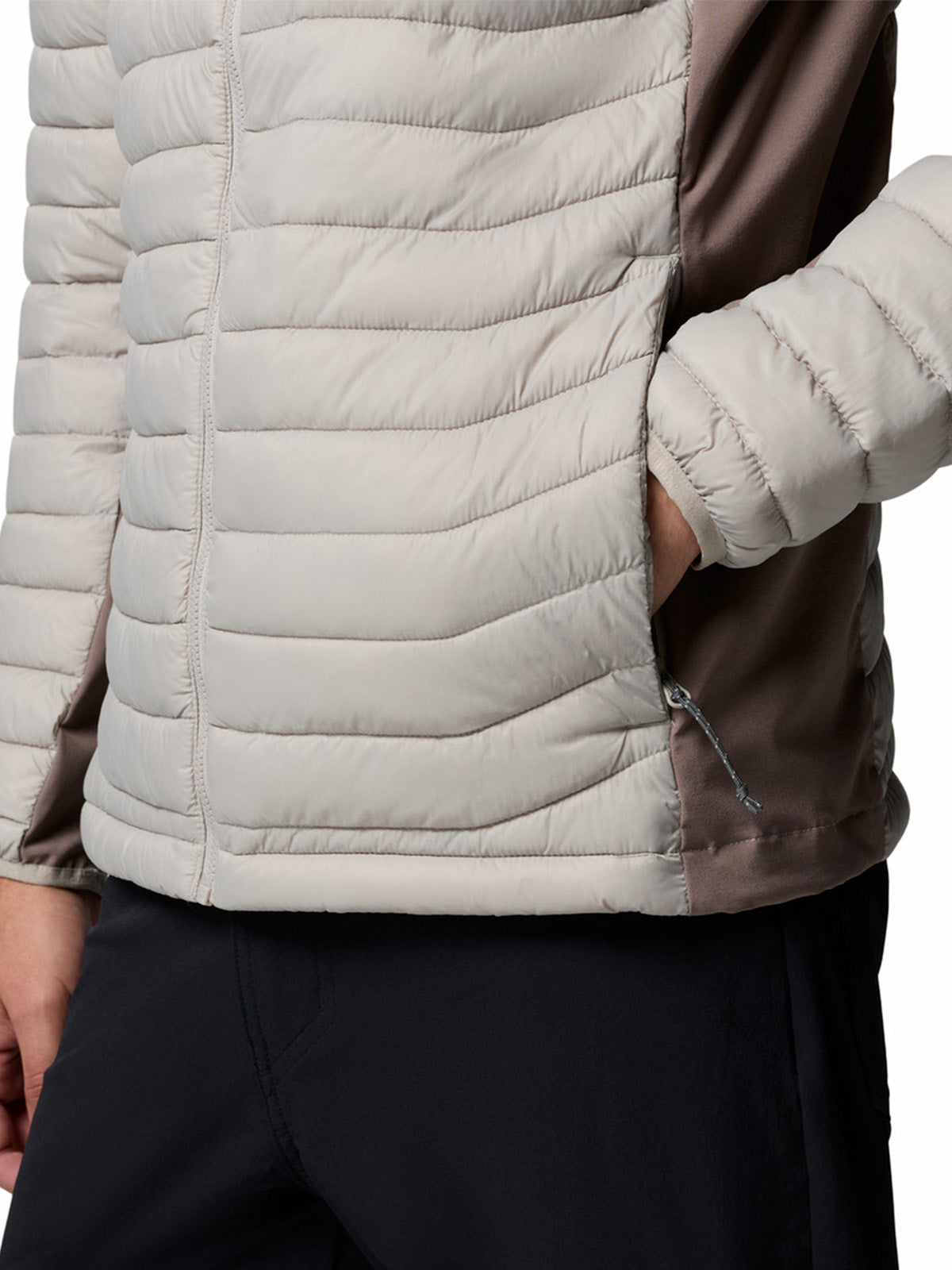 Parka Hombre Powder Pass Hybrid Gris Columbia
