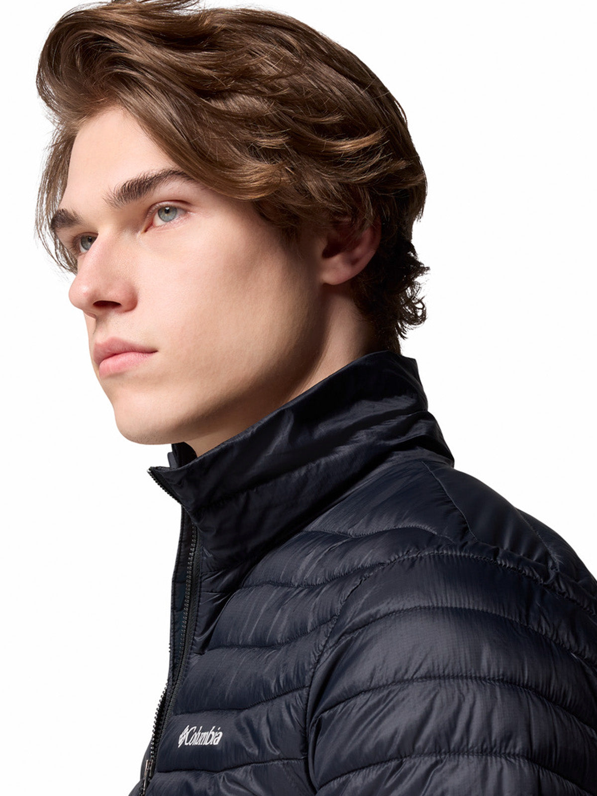 Parka Hombre Powder Pass Hybrid Negro Columbia