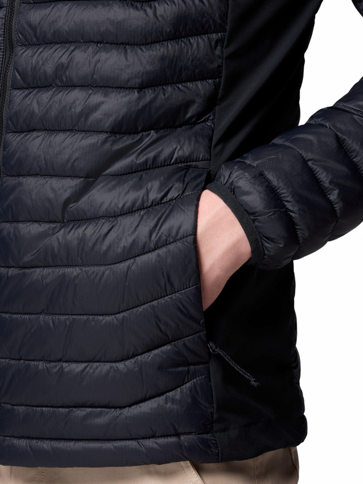 Parka Hombre Powder Pass Hybrid Negro Columbia
