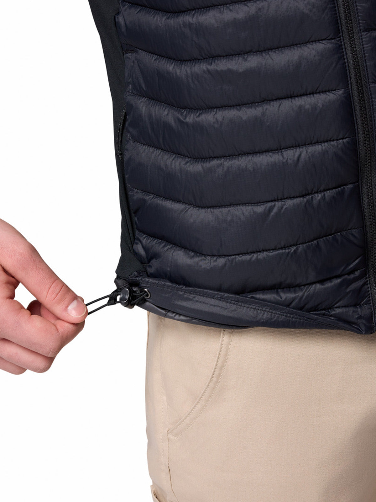 Parka Hombre Powder Pass Hybrid Negro Columbia
