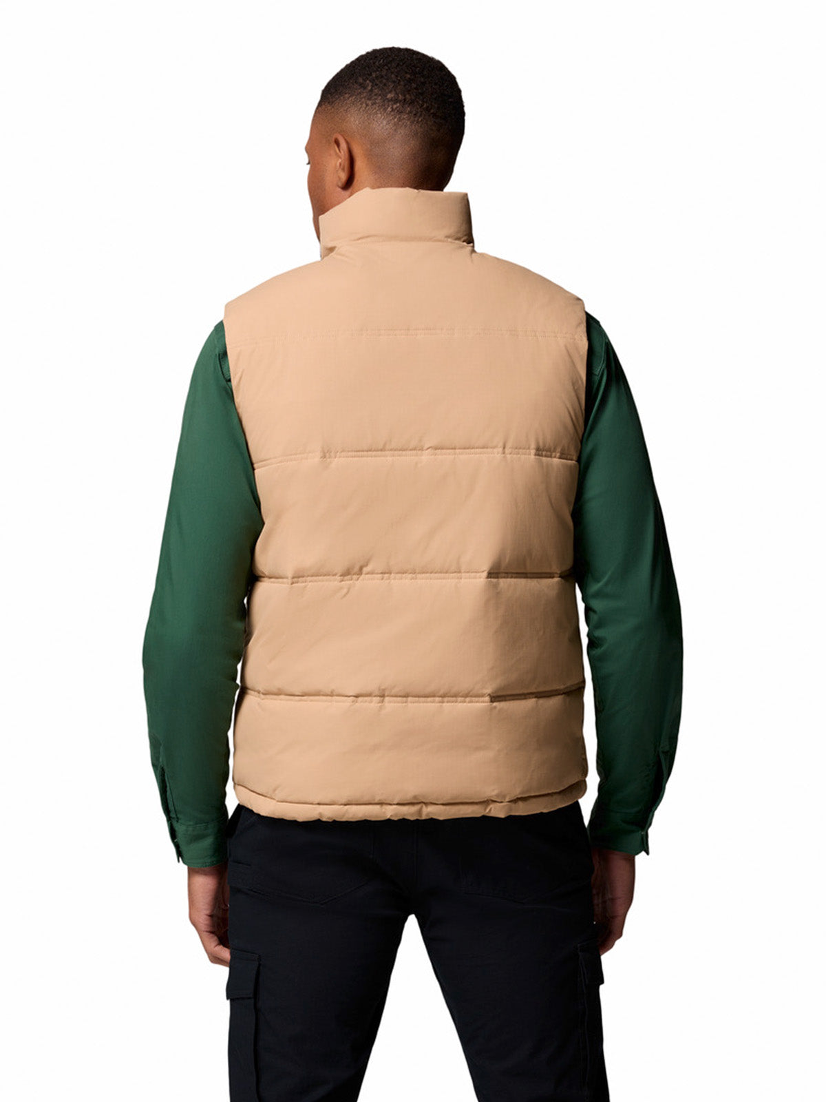 Parka Sin Mangas Hombre Landroamer Puffer Beige/Crudo Columbia