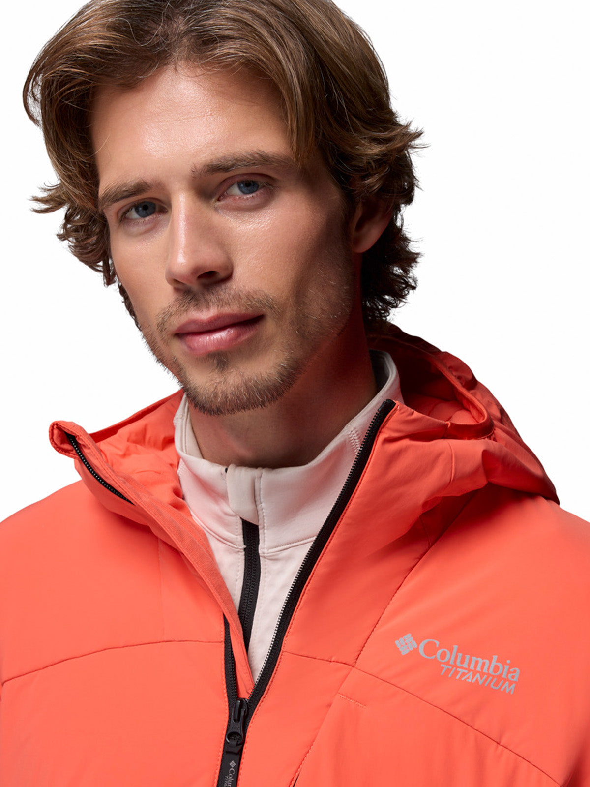 Parka Hombre Silver Leaf Lite Hoo Naranjo Columbia