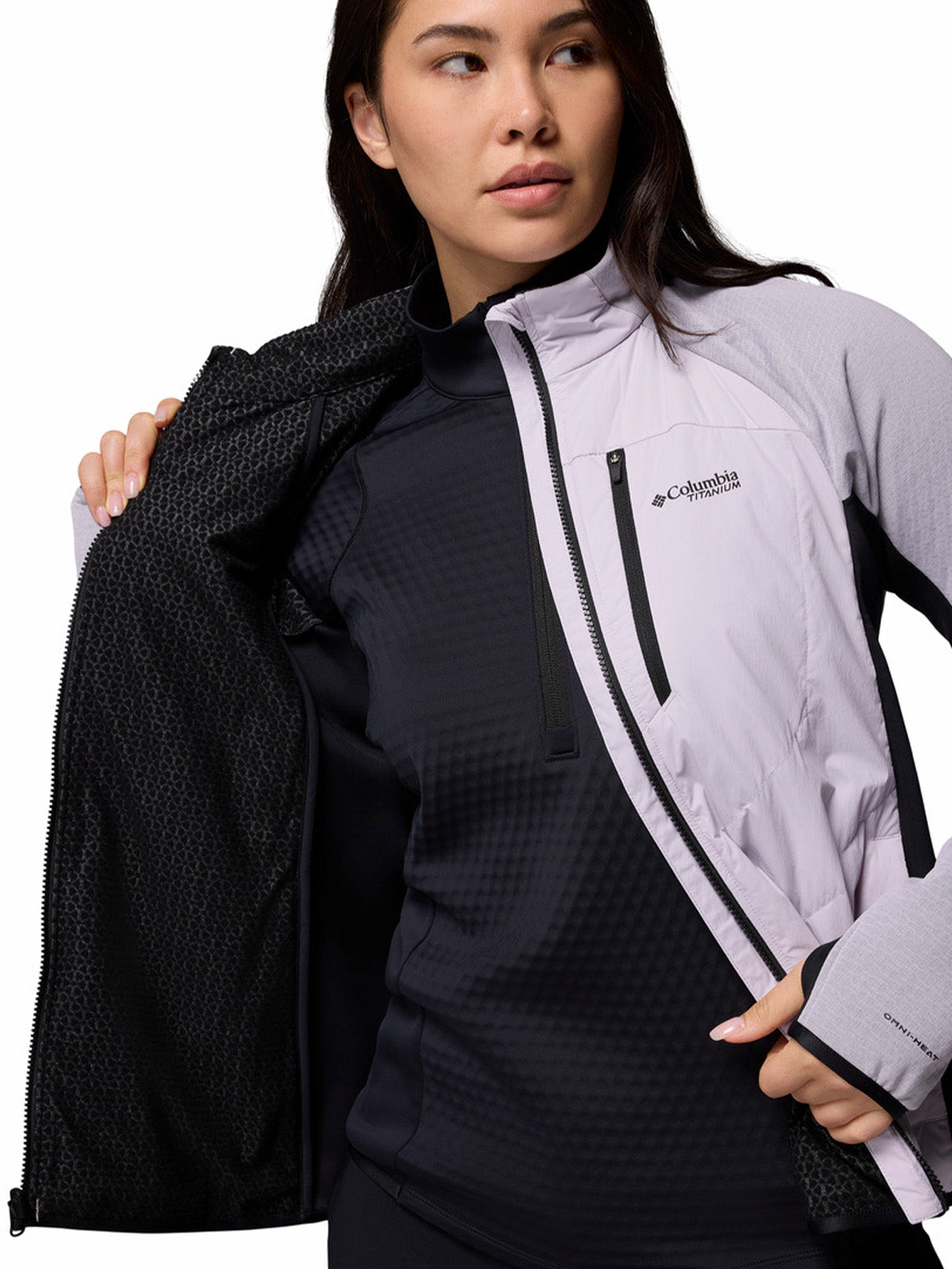 Polar Mujer Arctic Crest Hybrid Morado Columbia