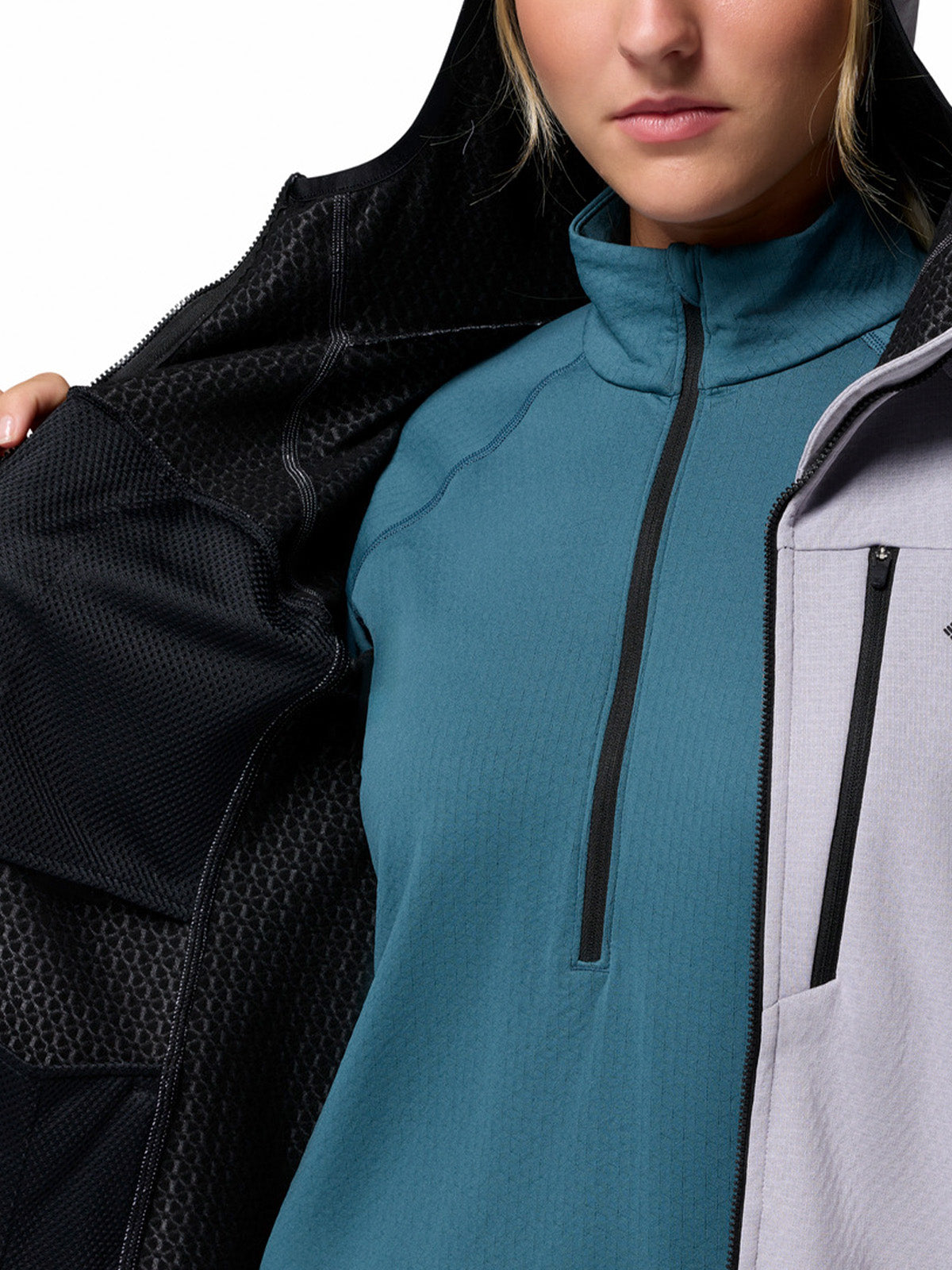 Polar Mujer Arctic Crest Bonded Morado Columbia