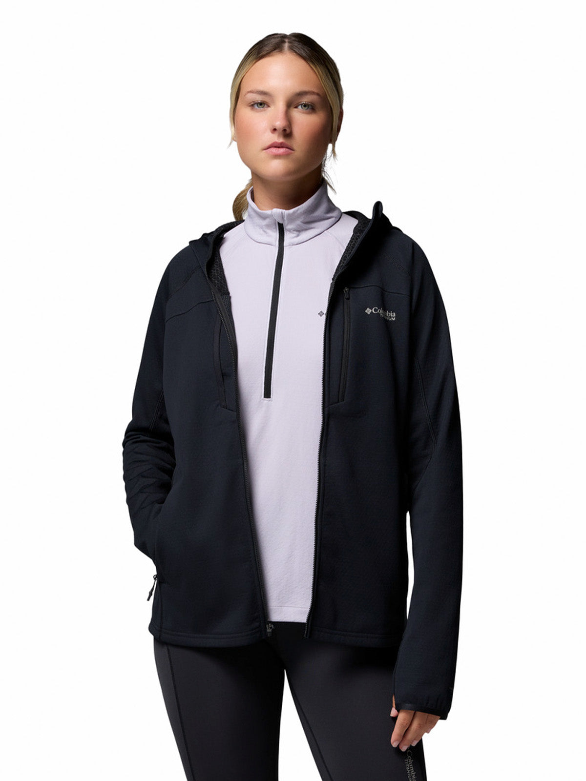 Polar Mujer Arctic Crest Bonded Negro Columbia