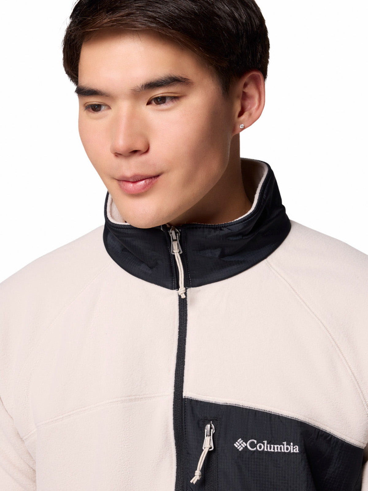 Polar Hombre Fast Trek Overlay Full Zip Beige Columbia