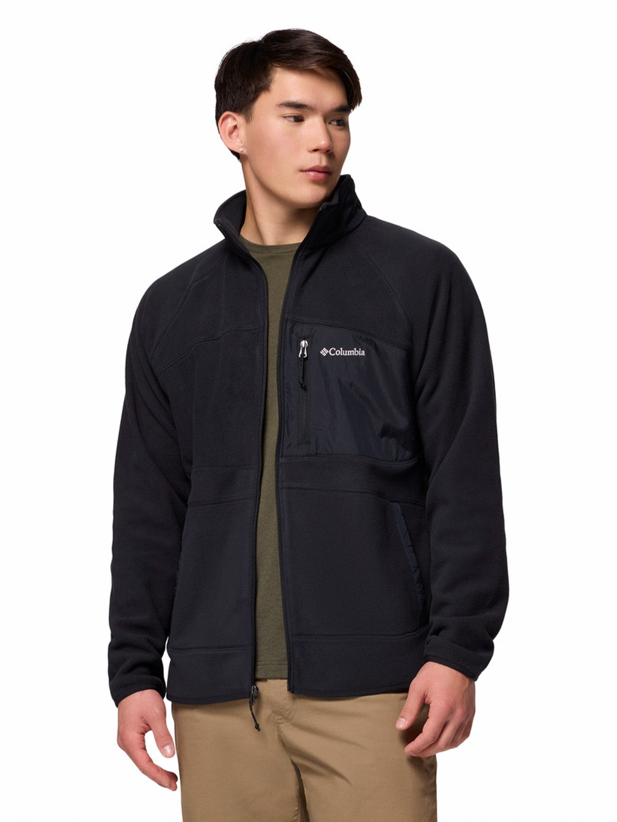 Polar Hombre Fast Trek Overlay Full Zip Negro Columbia