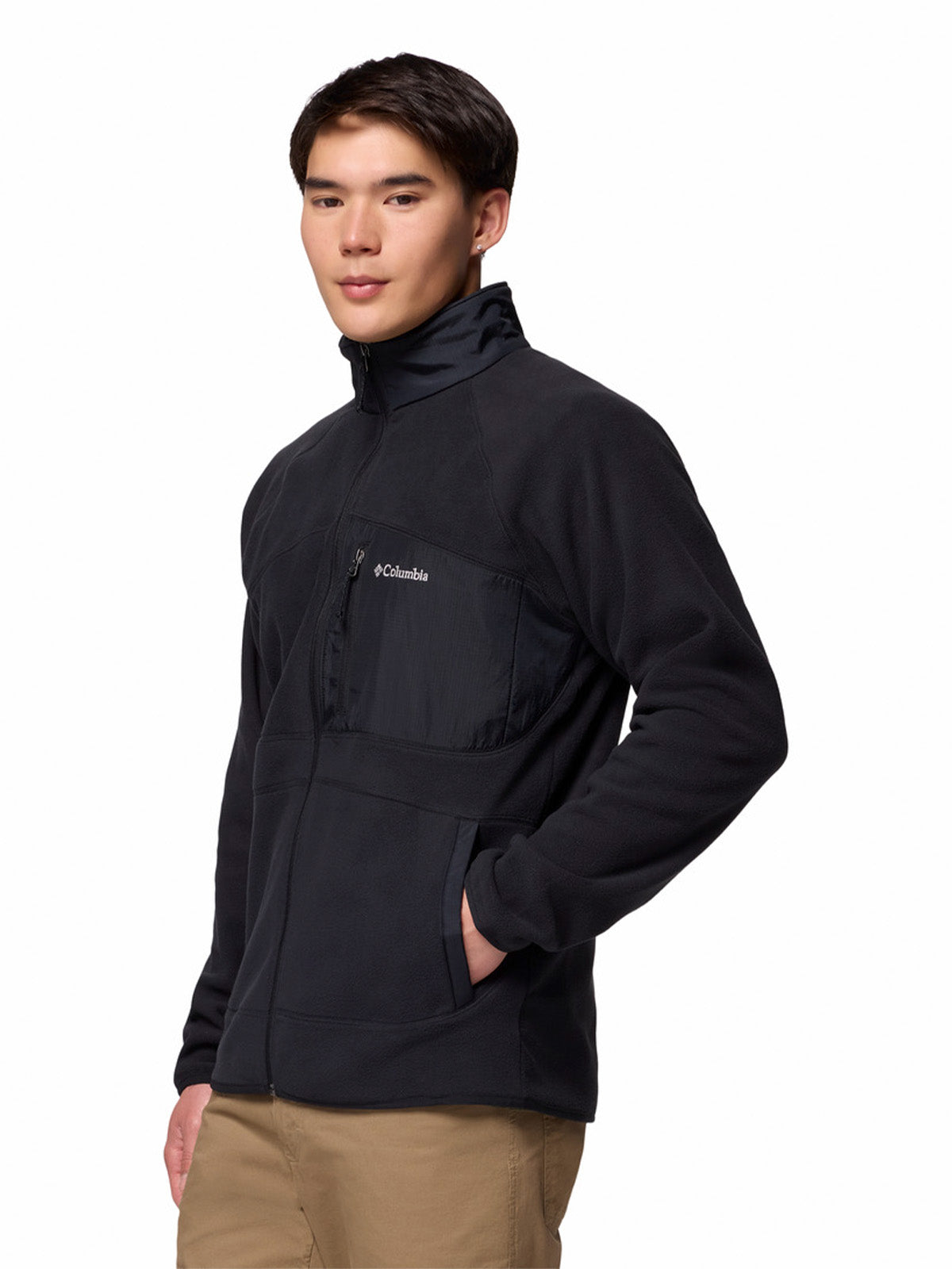 Polar Hombre Fast Trek Overlay Full Zip Negro Columbia – Columbia