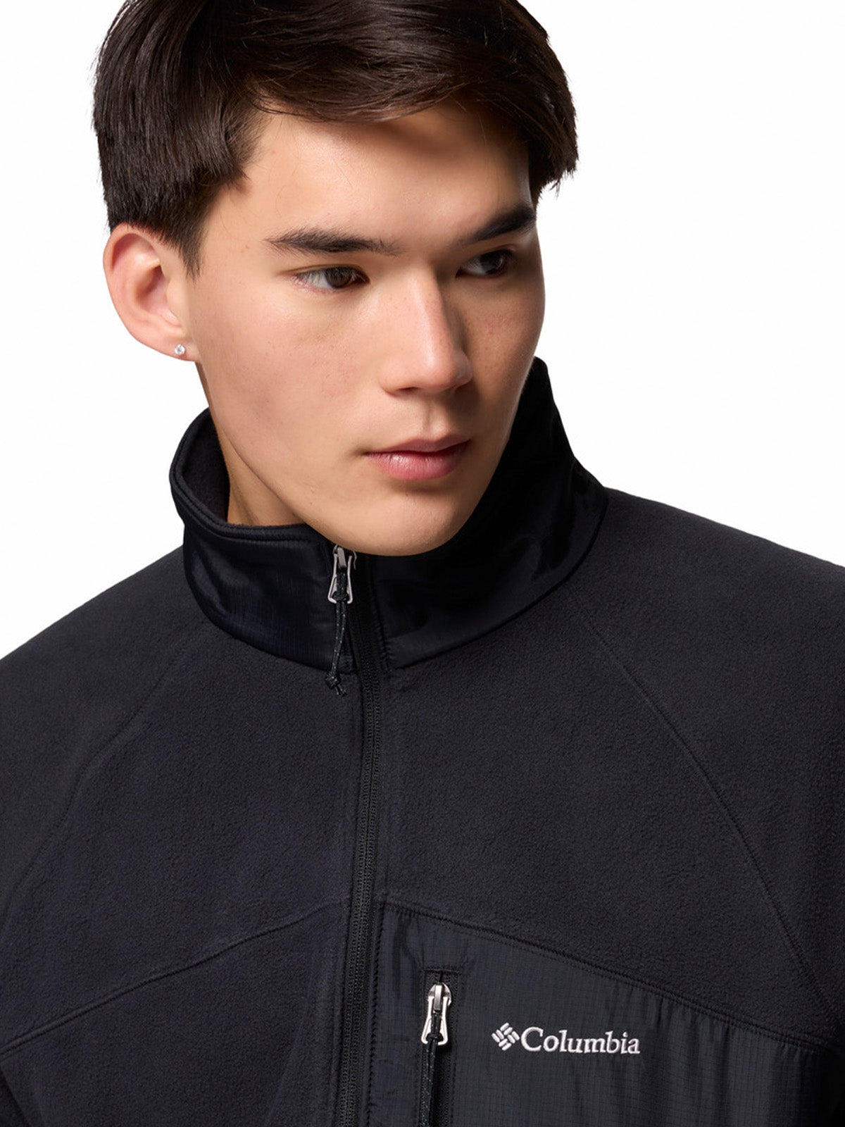 Polar Hombre Fast Trek Overlay Full Zip Negro Columbia – Columbia