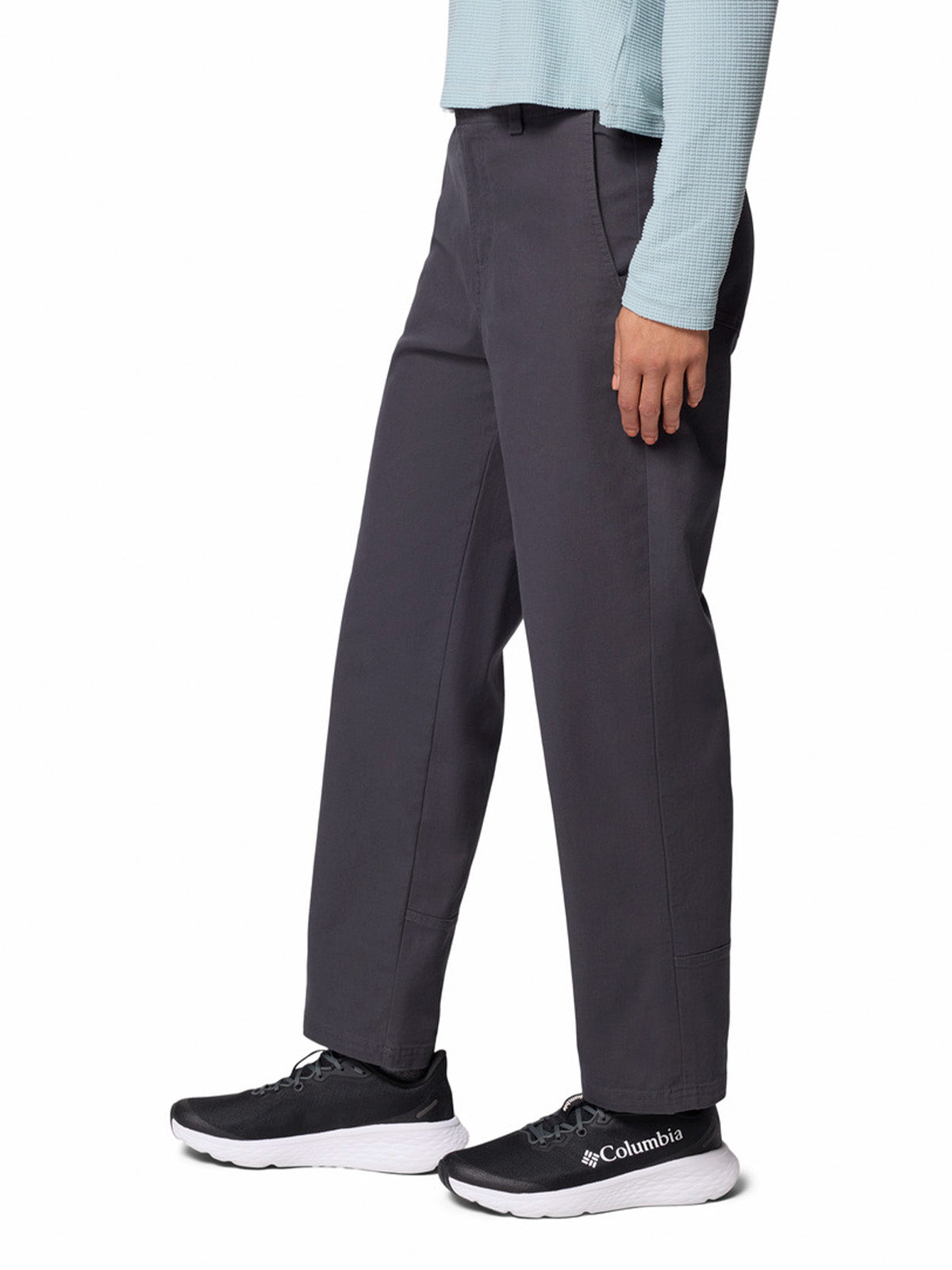 Pantalón Mujer ROC Straight Gris Shark Columbia