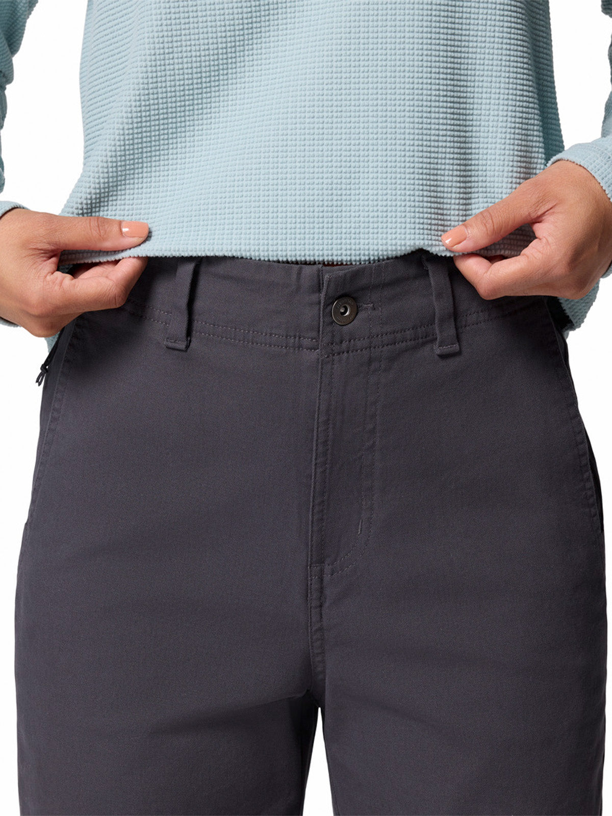 Pantalón Mujer ROC Straight Gris Shark Columbia