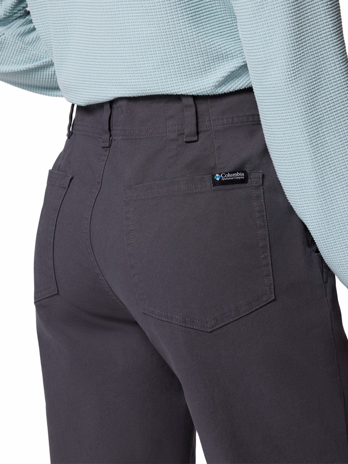 Pantalón Mujer ROC Straight Gris Shark Columbia