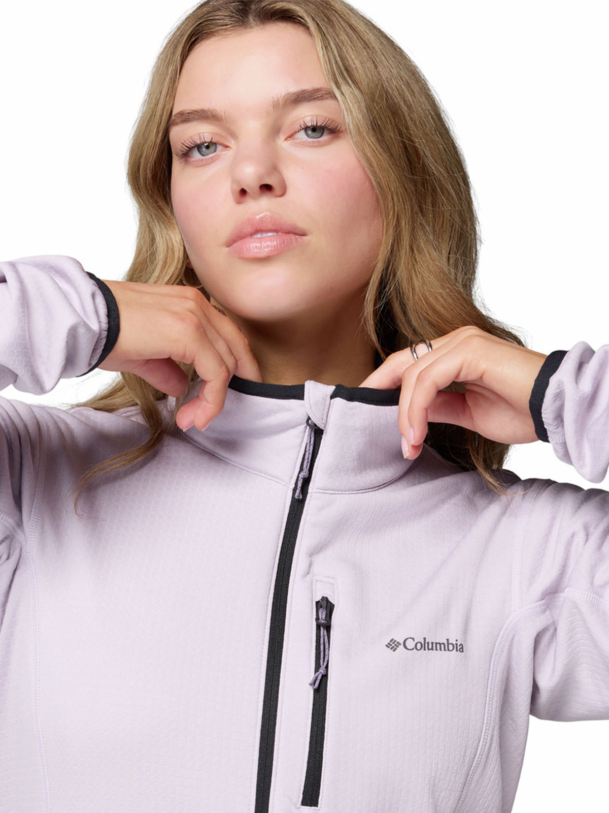 Polar Mujer Essential Hike Grid Morado Columbia