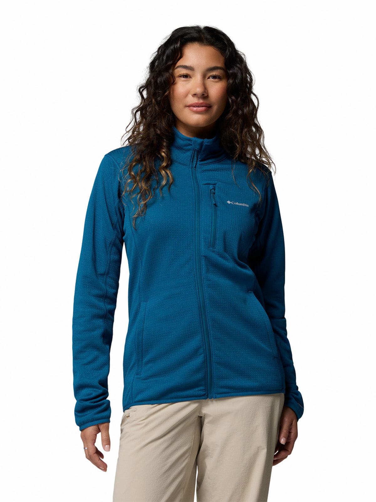Polar Mujer Essential Hike Grid Azul Columbia