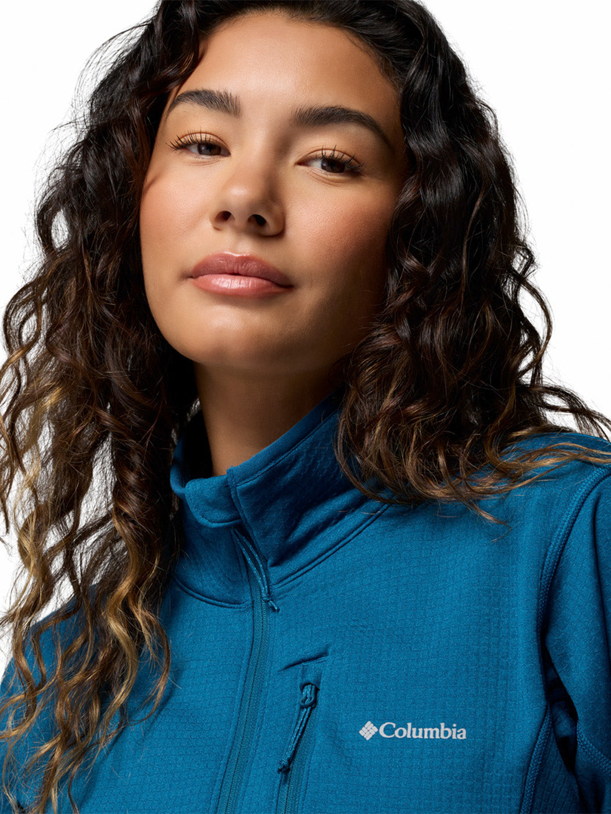 Polar Mujer Essential Hike Grid Azul Columbia