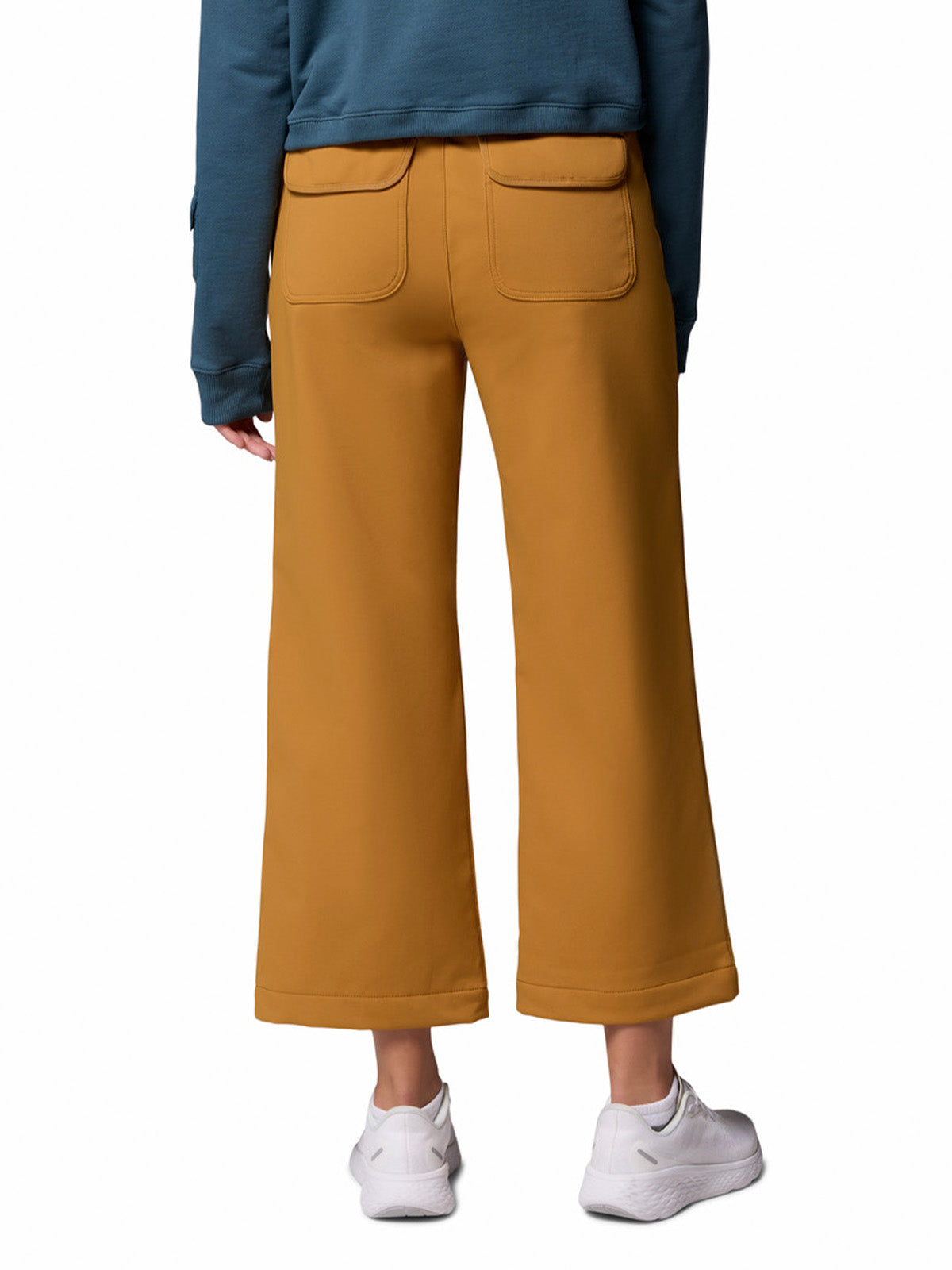Pantalon Mujer High Cascades Wide Beige/Crudo Columbia