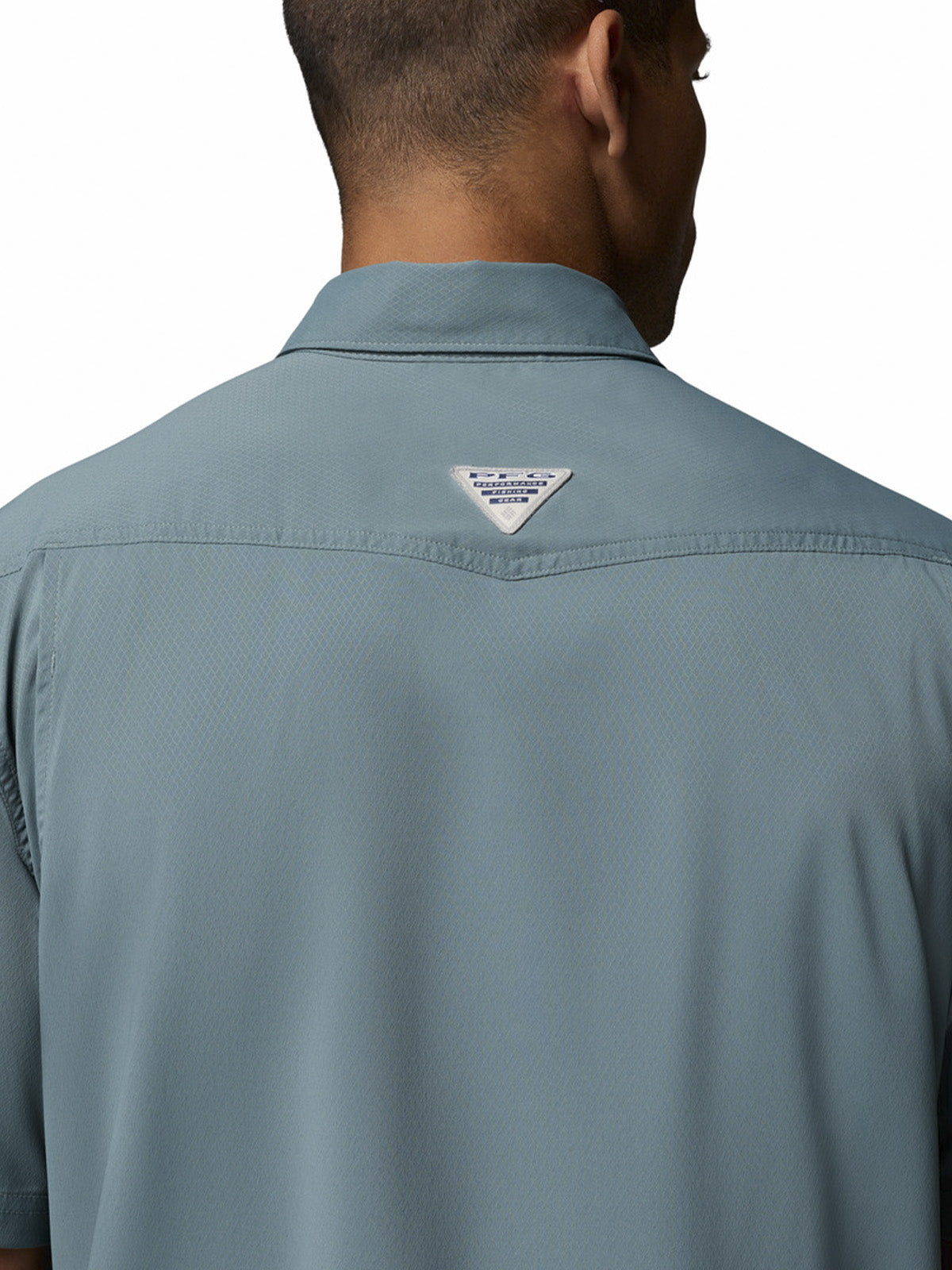 Camisa Manga Corta Hombre Skiff Guide II Gris Columbia