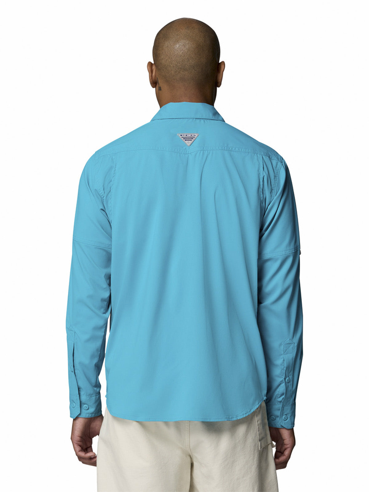 Camisa Manga Larga Hombre Skiff Guide II Long Azul Columbia