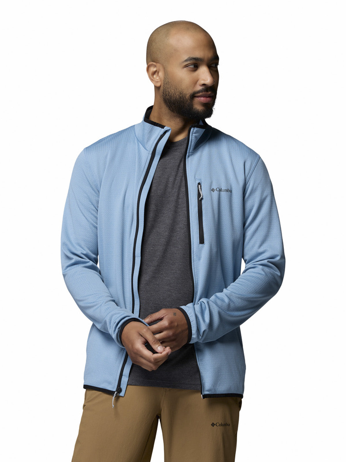 Polar Hombre Essential Hike Grid Azul Columbia