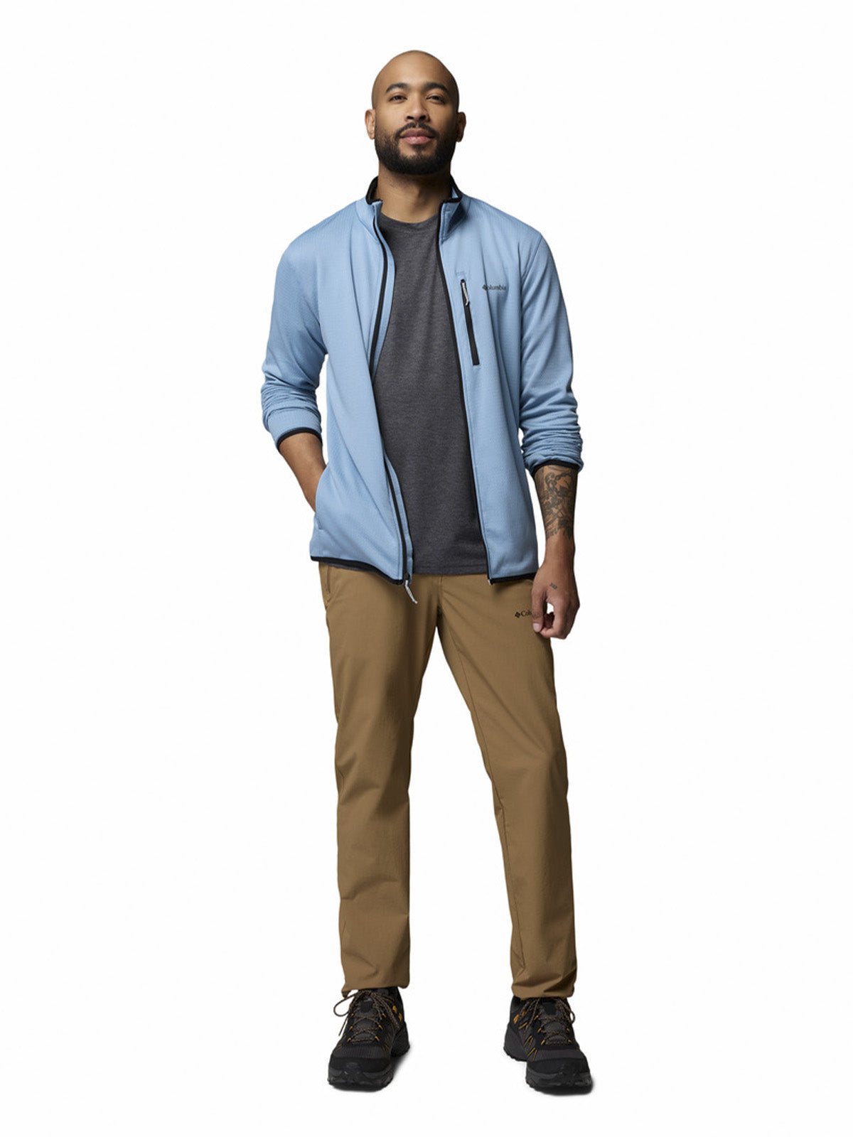 Polar Hombre Essential Hike Grid Azul Columbia