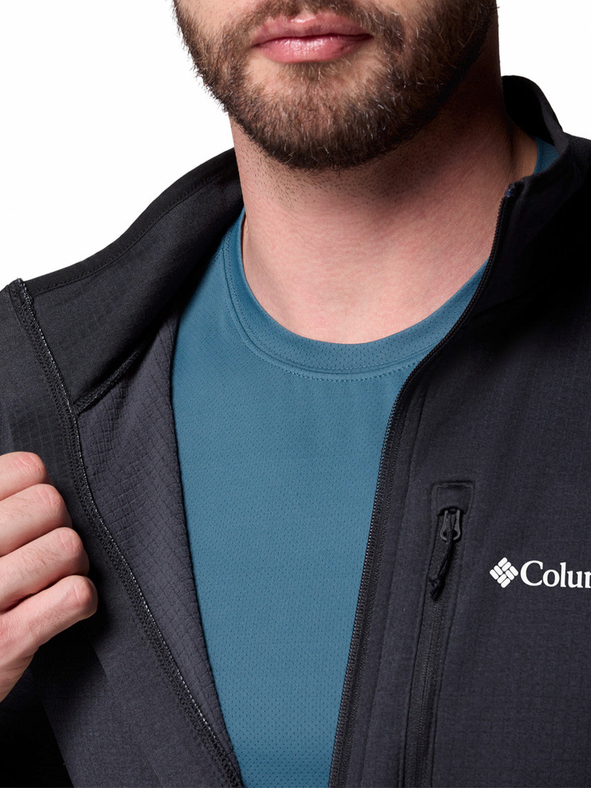 Polar Hombre Essential Hike Grid Negro Columbia