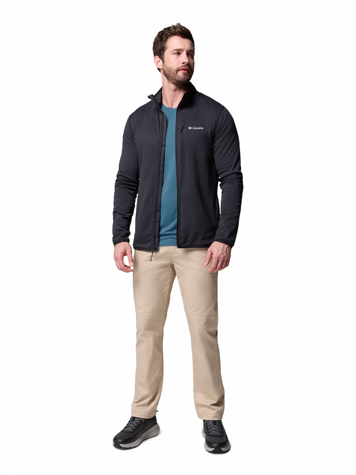 Polar Hombre Essential Hike Grid Negro Columbia