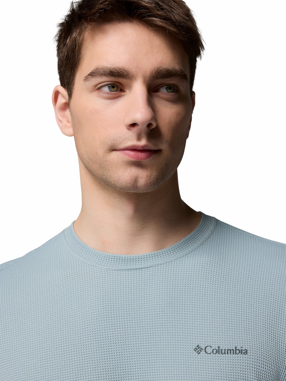 Polera Manga Larga Hombre Tech Trail Utility Celeste Columbia