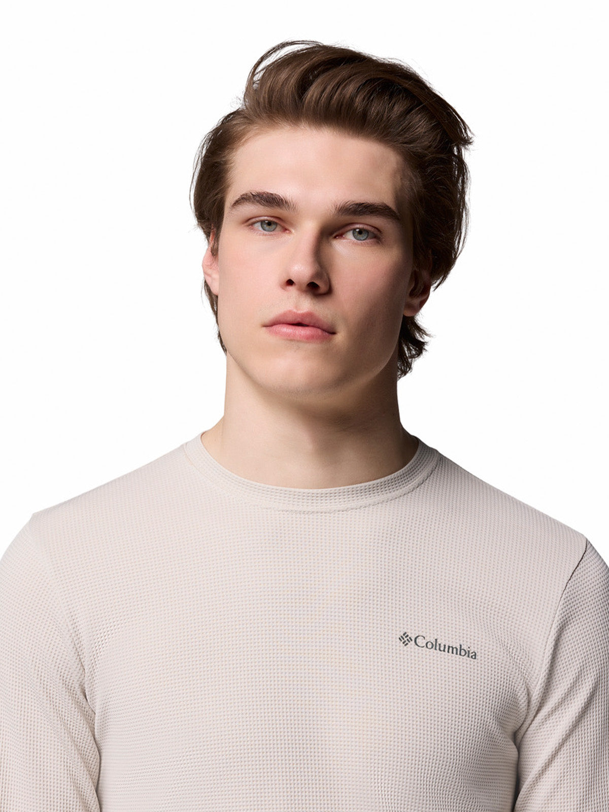 Polera Manga Larga Hombre Tech Trail Utility Warm Gris Columbia