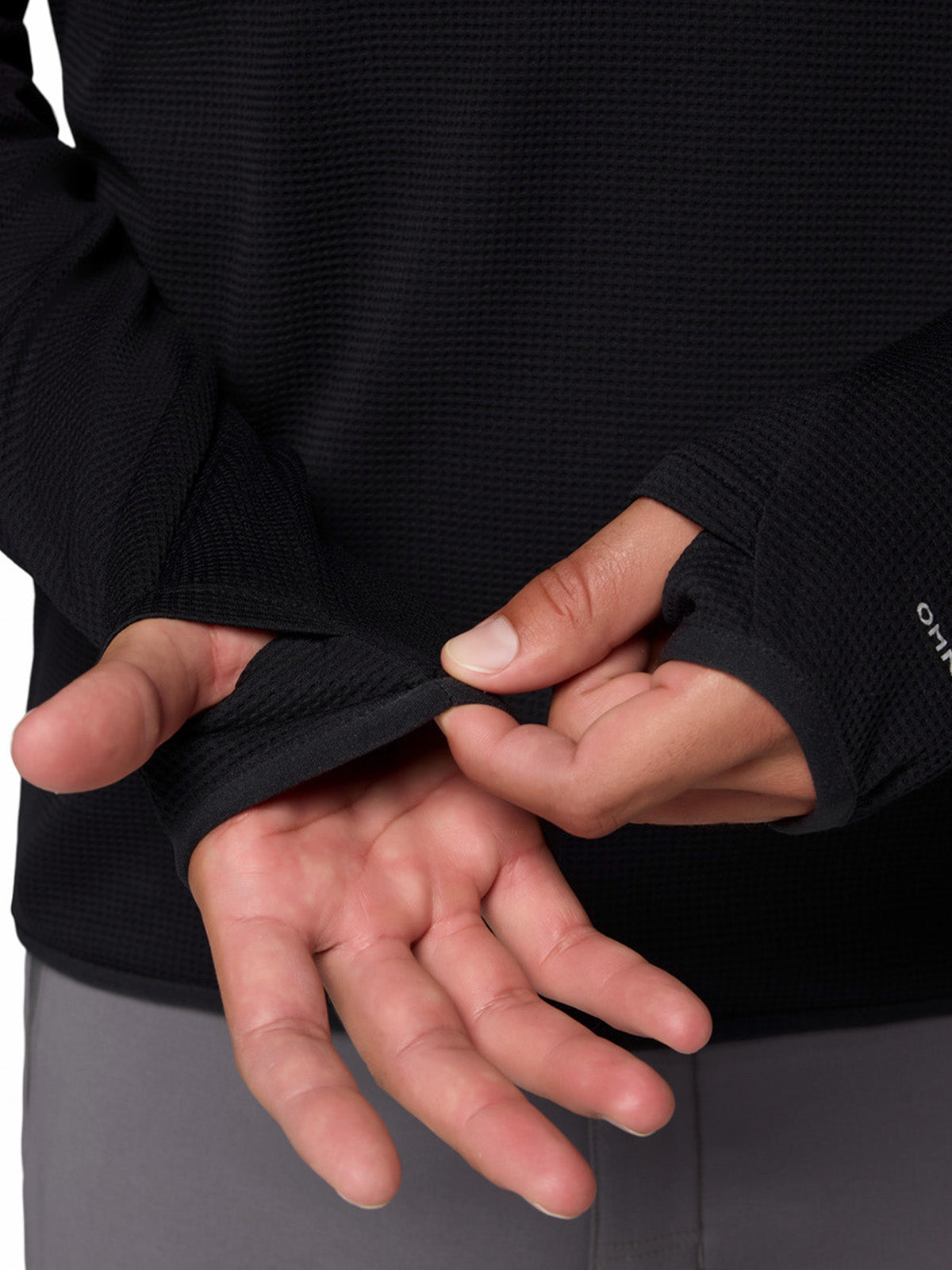 Polera Manga Larga Hombre Tech Trail Utility Warm Negro Columbia