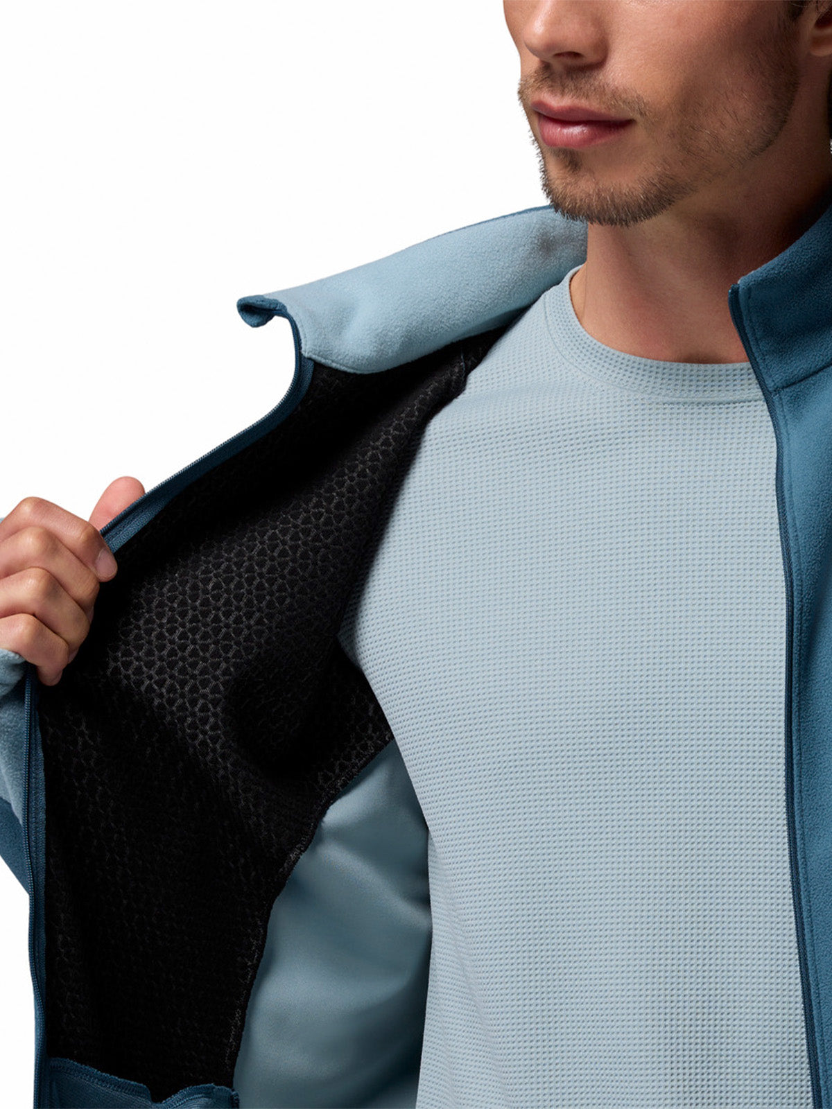 Polar Hombre Arctic Peak Full Zip Azul Columbia