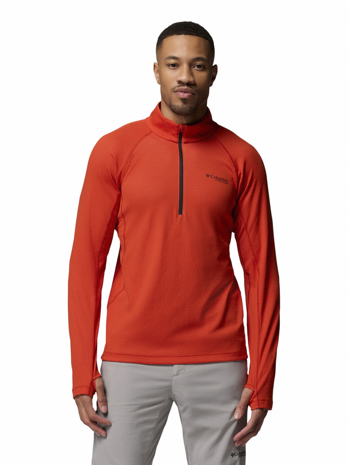 Polar Hombre Driventure Half Zip Naranjo Columbia