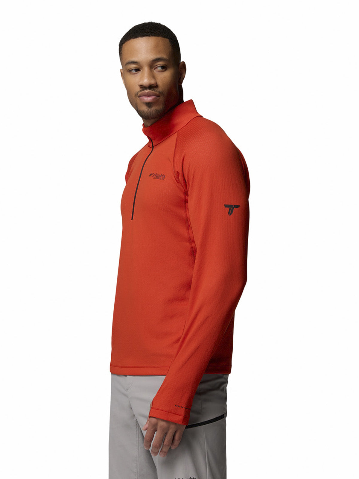 Polar Hombre Driventure Half Zip Naranjo Columbia