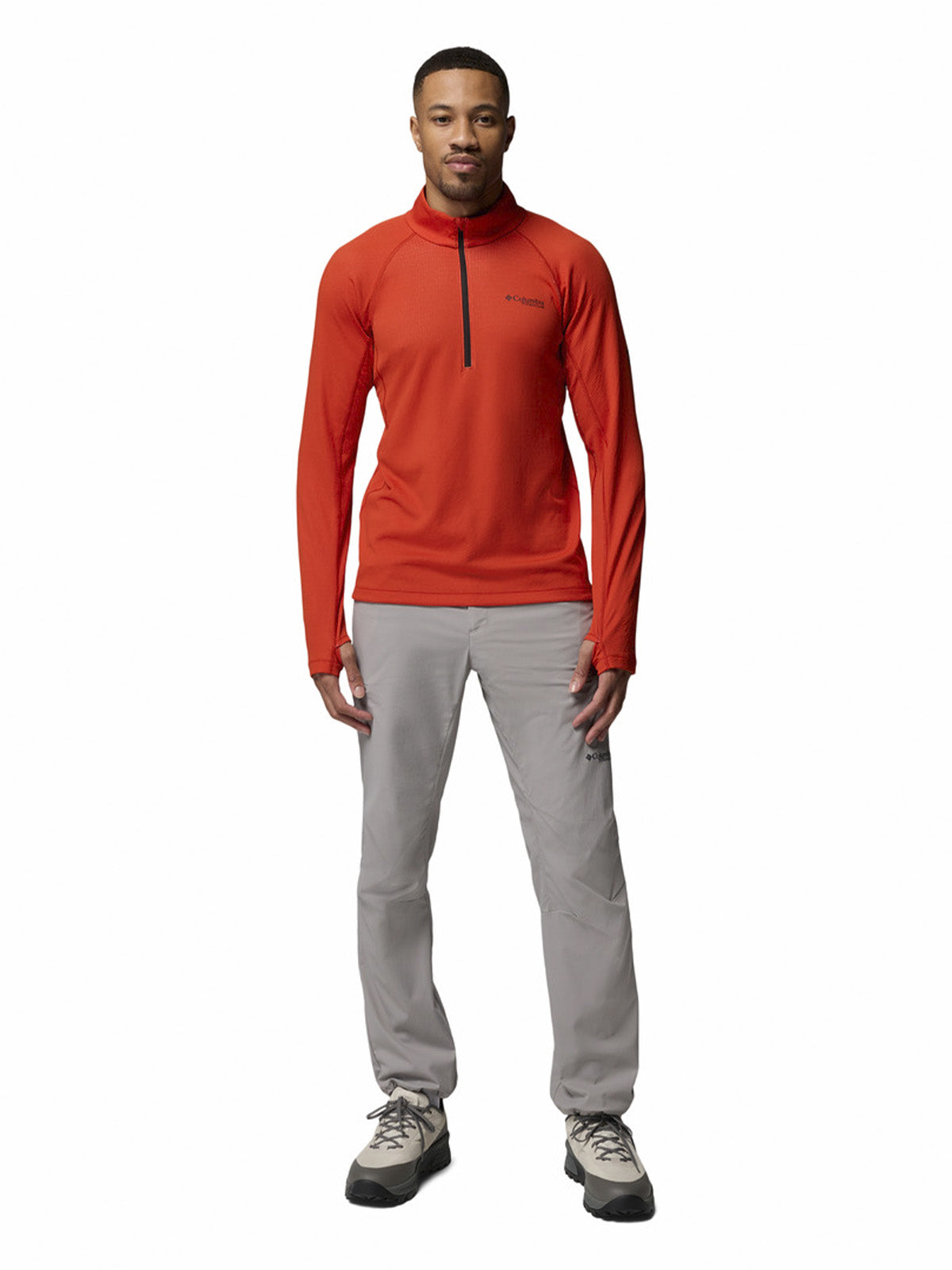 Polar Hombre Driventure Half Zip Naranjo Columbia