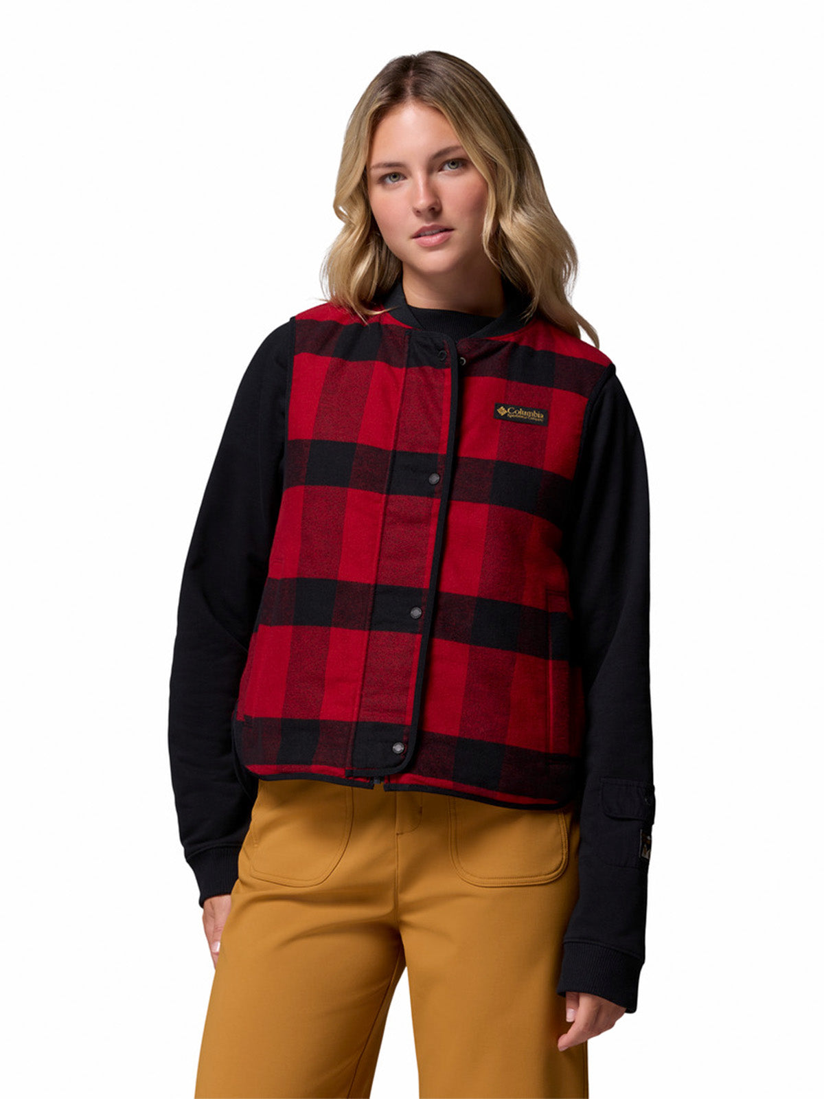 Parka Sin Mangas Mujer High Cascades Revers Negro Columbia