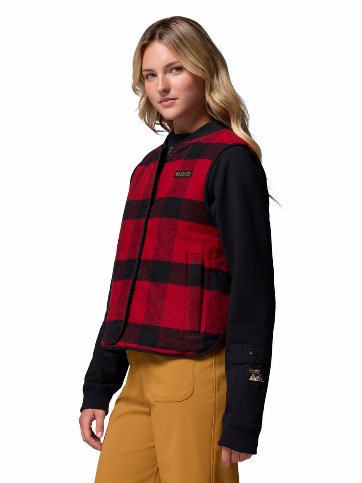 Parka Sin Mangas Mujer High Cascades Revers Negro Columbia