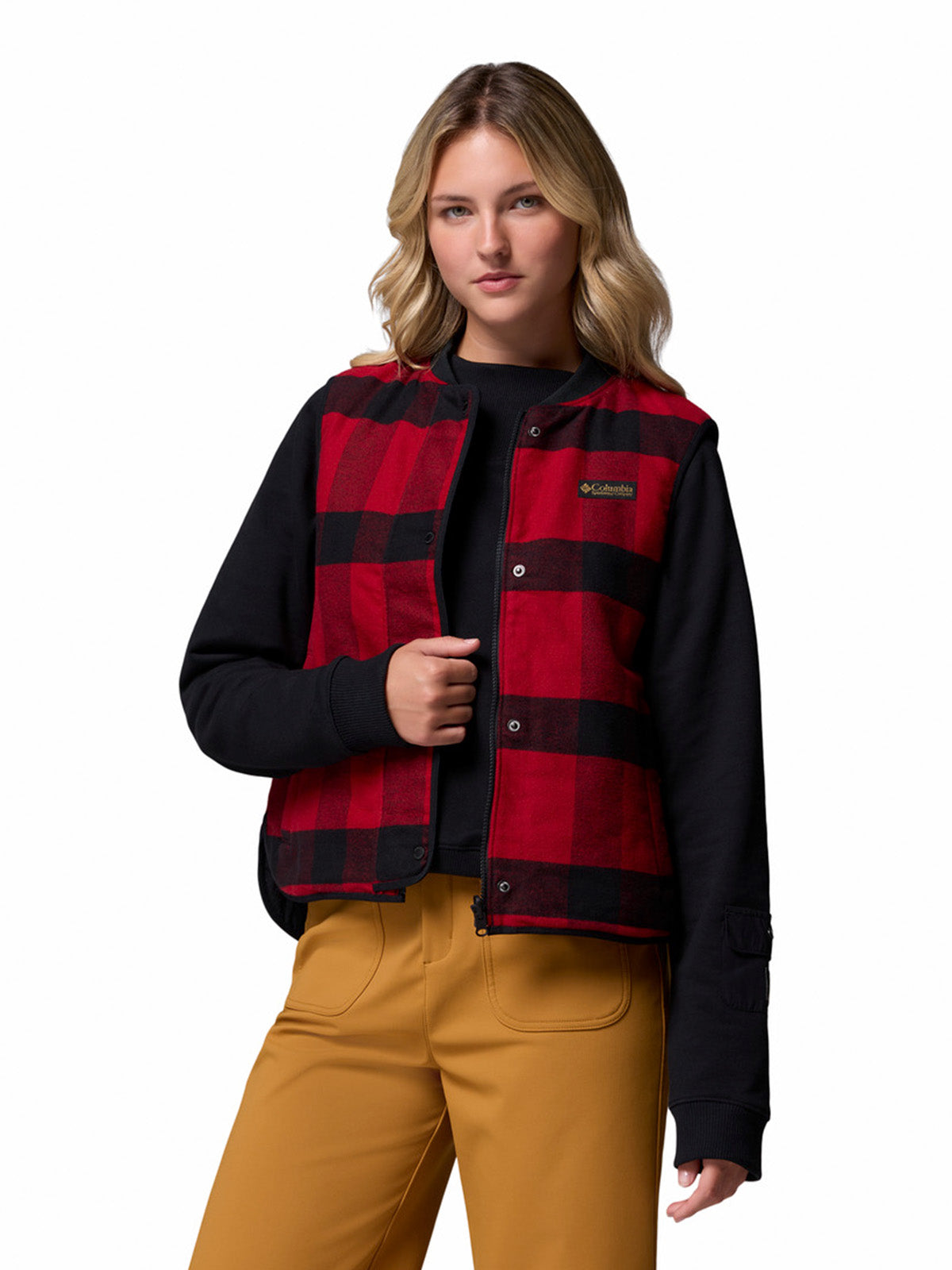 Parka Sin Mangas Mujer High Cascades Revers Negro Columbia