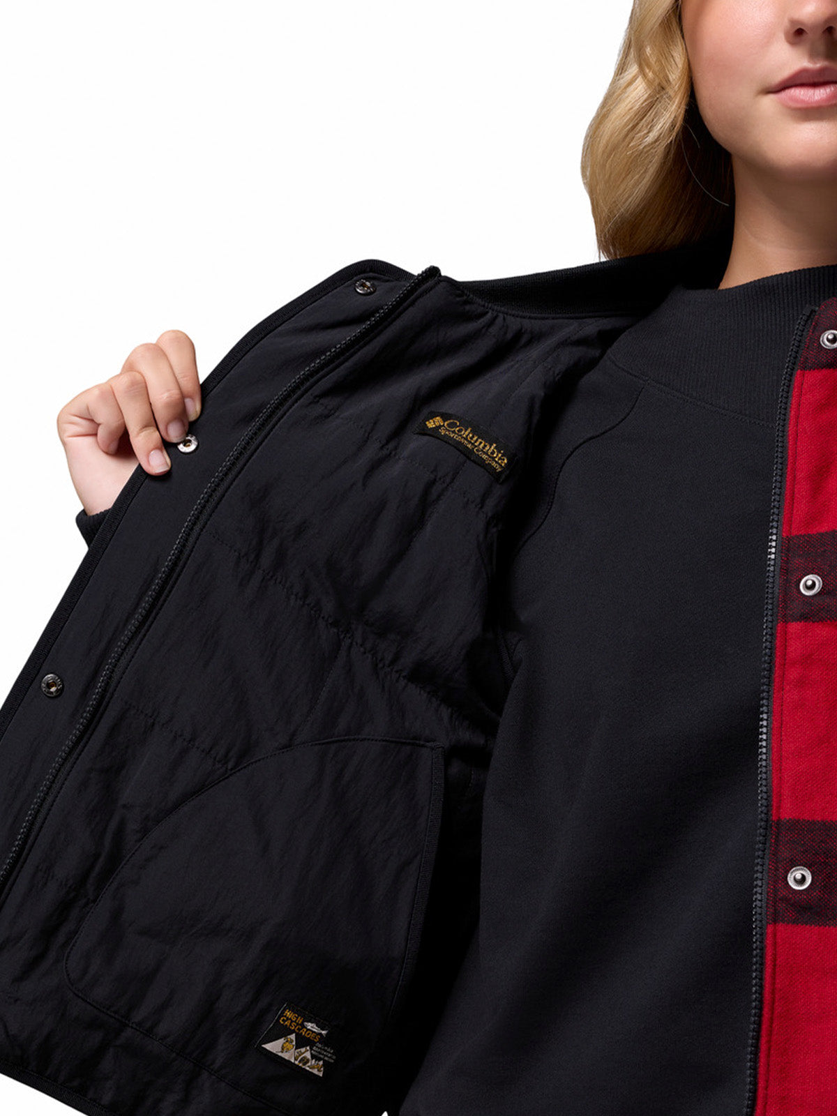 Parka Sin Mangas Mujer High Cascades Revers Negro Columbia