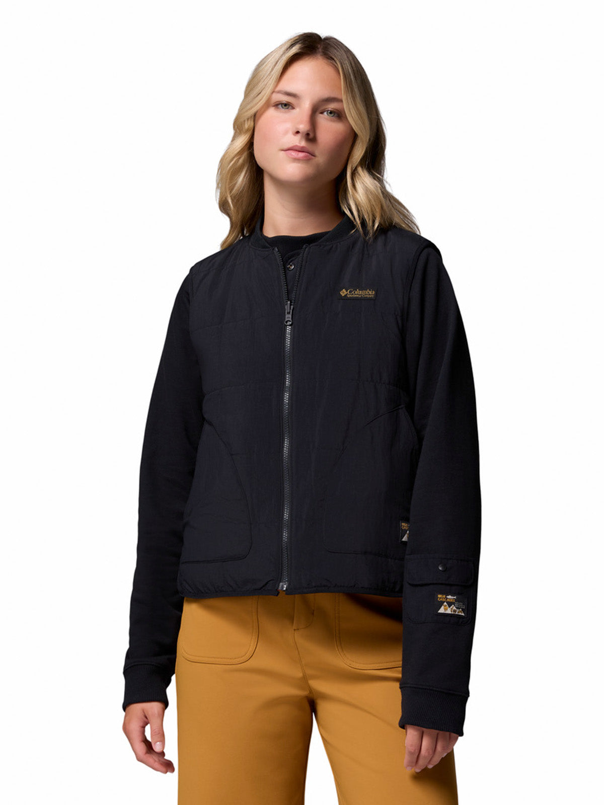 Parka Sin Mangas Mujer High Cascades Revers Negro Columbia