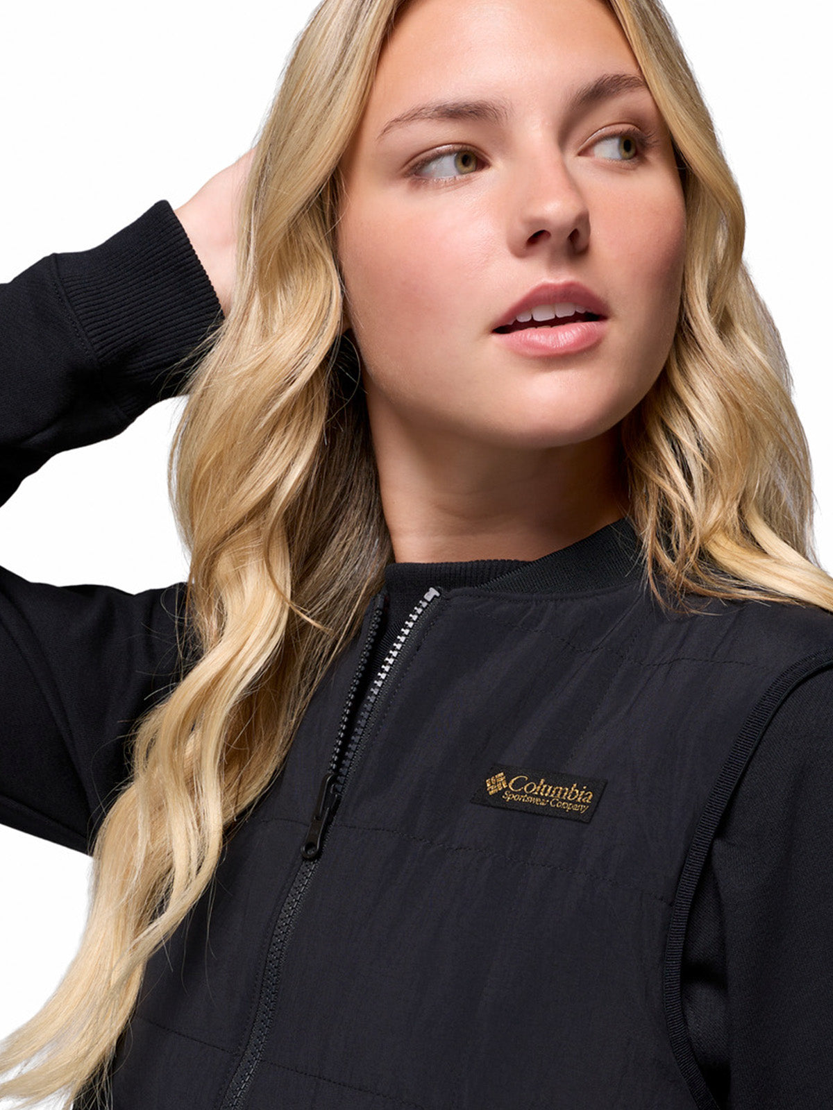 Parka Sin Mangas Mujer High Cascades Revers Negro Columbia