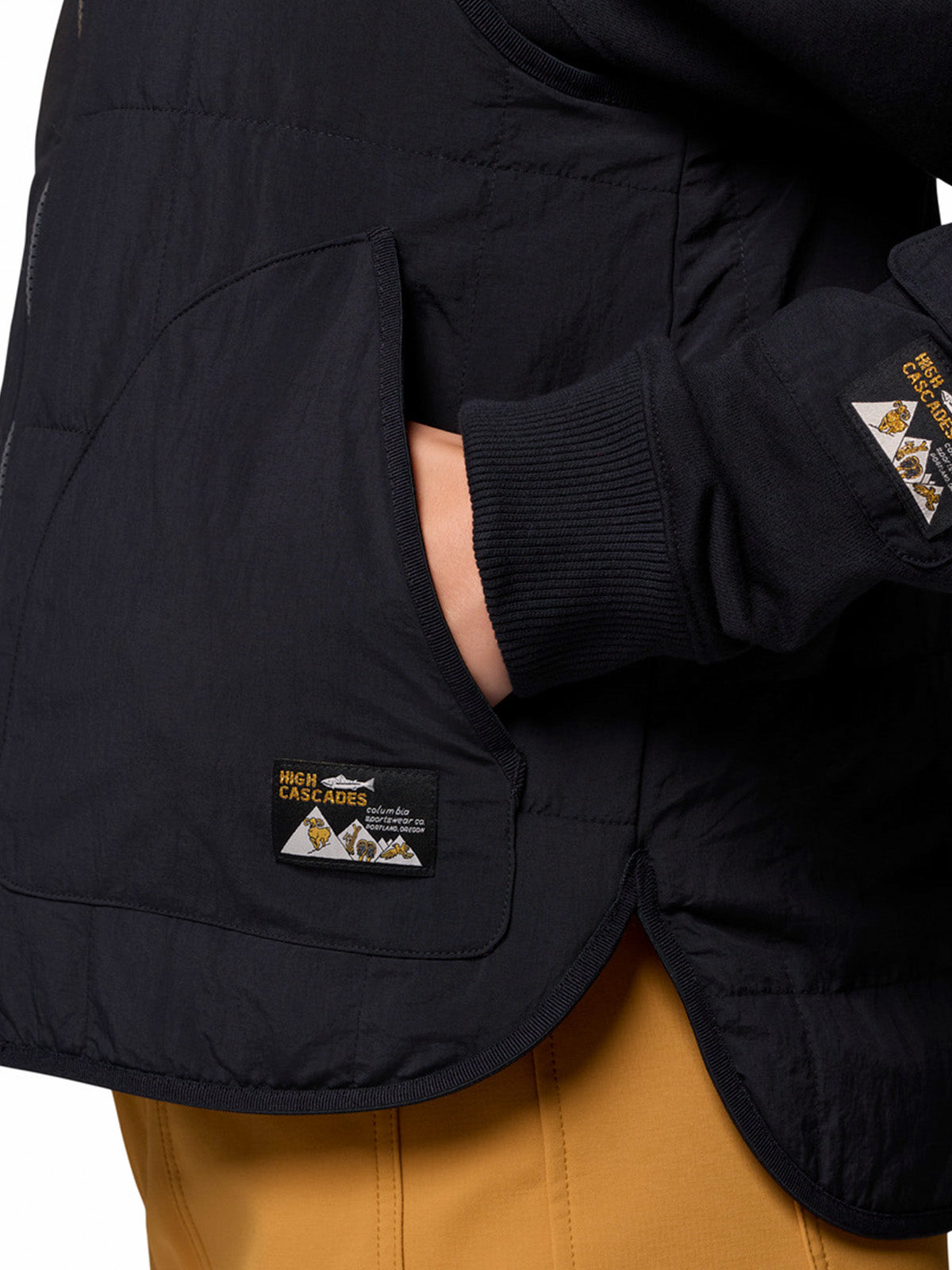 Parka Sin Mangas Mujer High Cascades Revers Negro Columbia