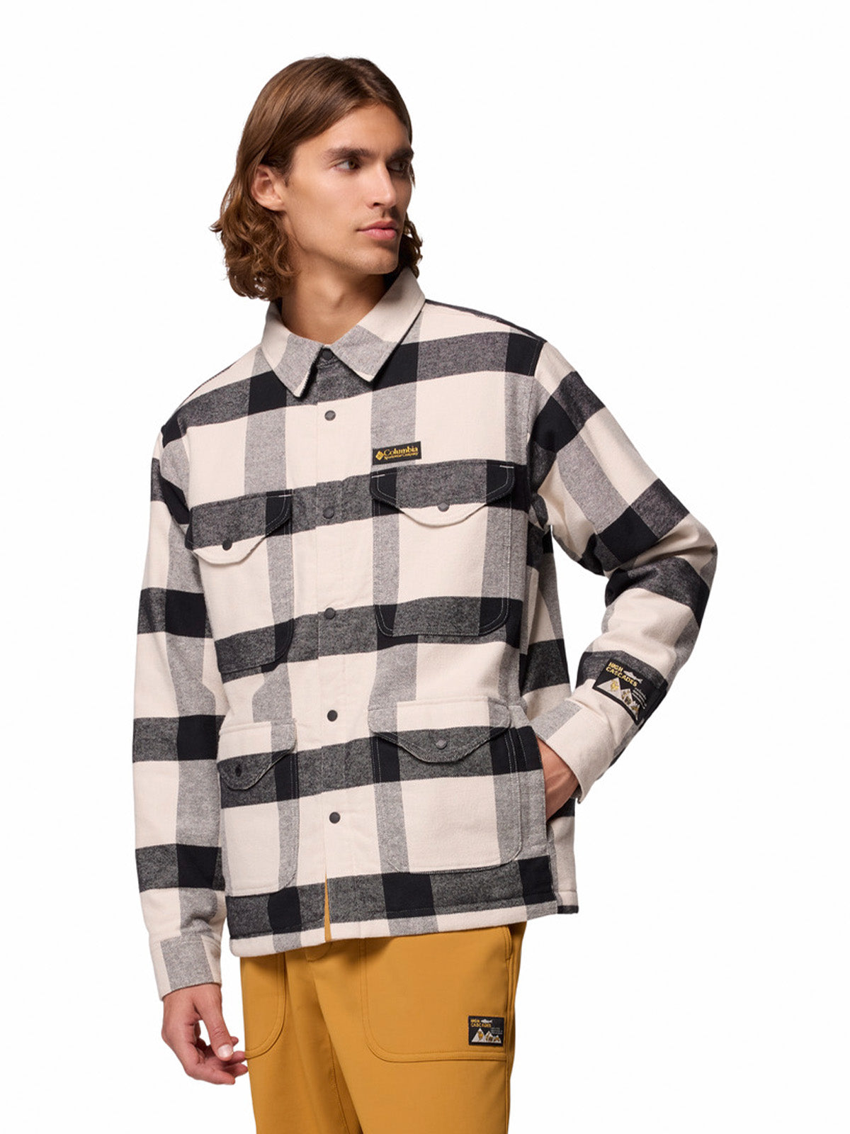 Parka Hombre High Cascades Shirt Gris Columbia