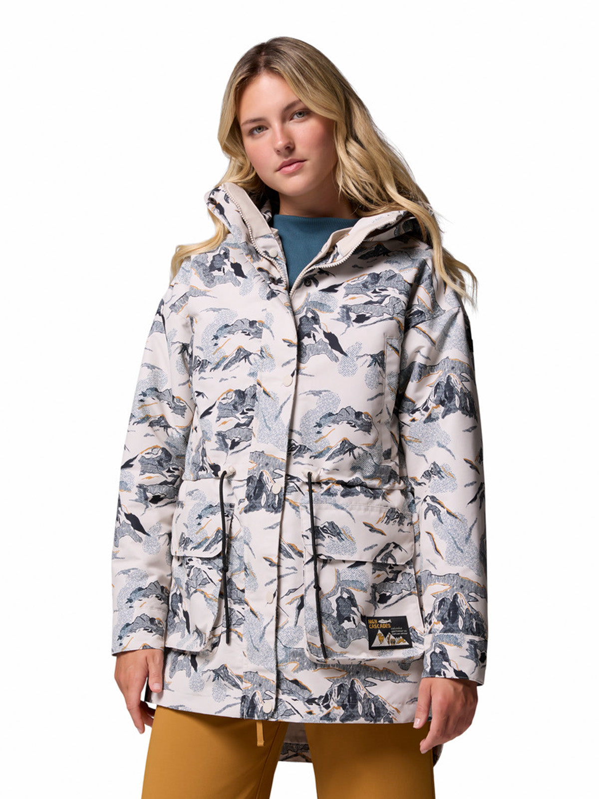 Parka Mujer High Cascades Inter Gris Columbia